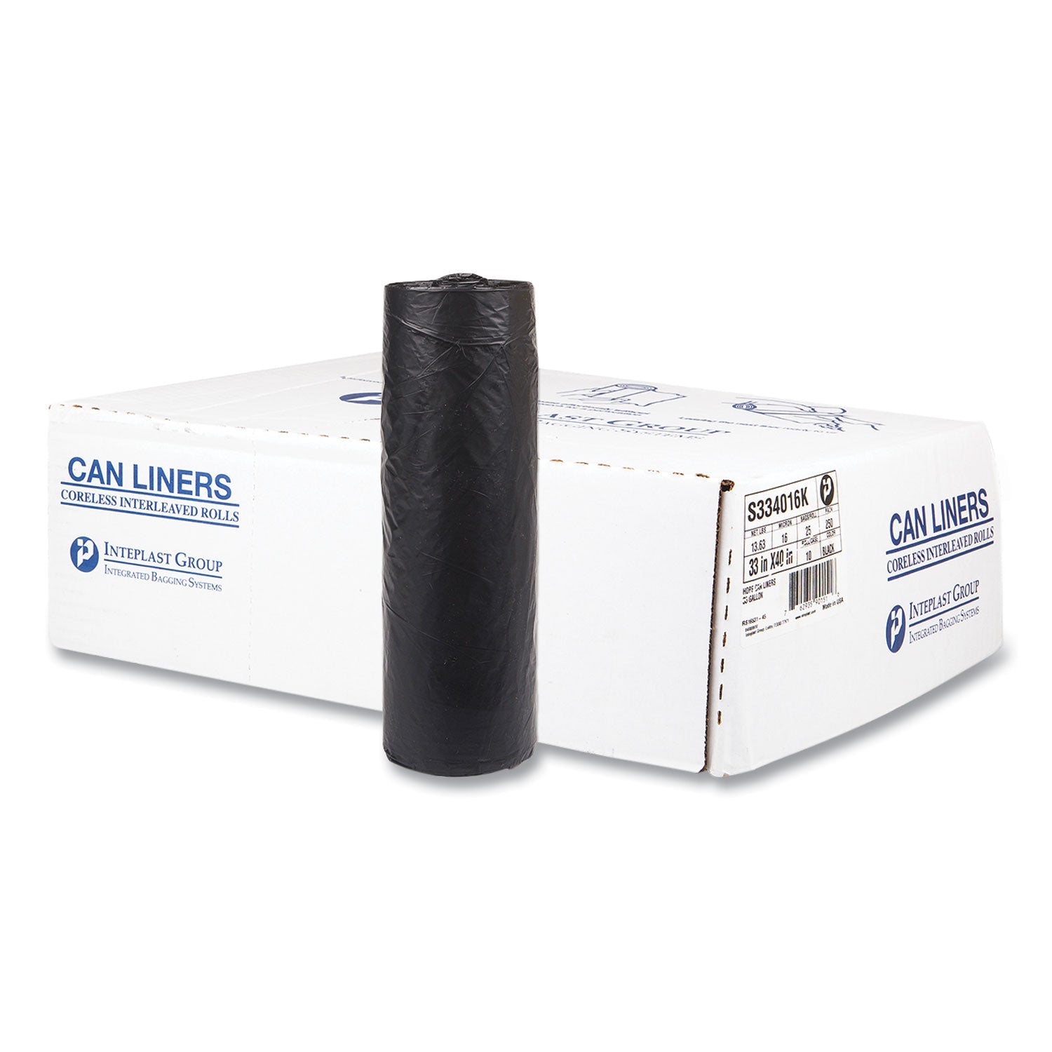 High-Density Commercial Can Liners | 33 gal