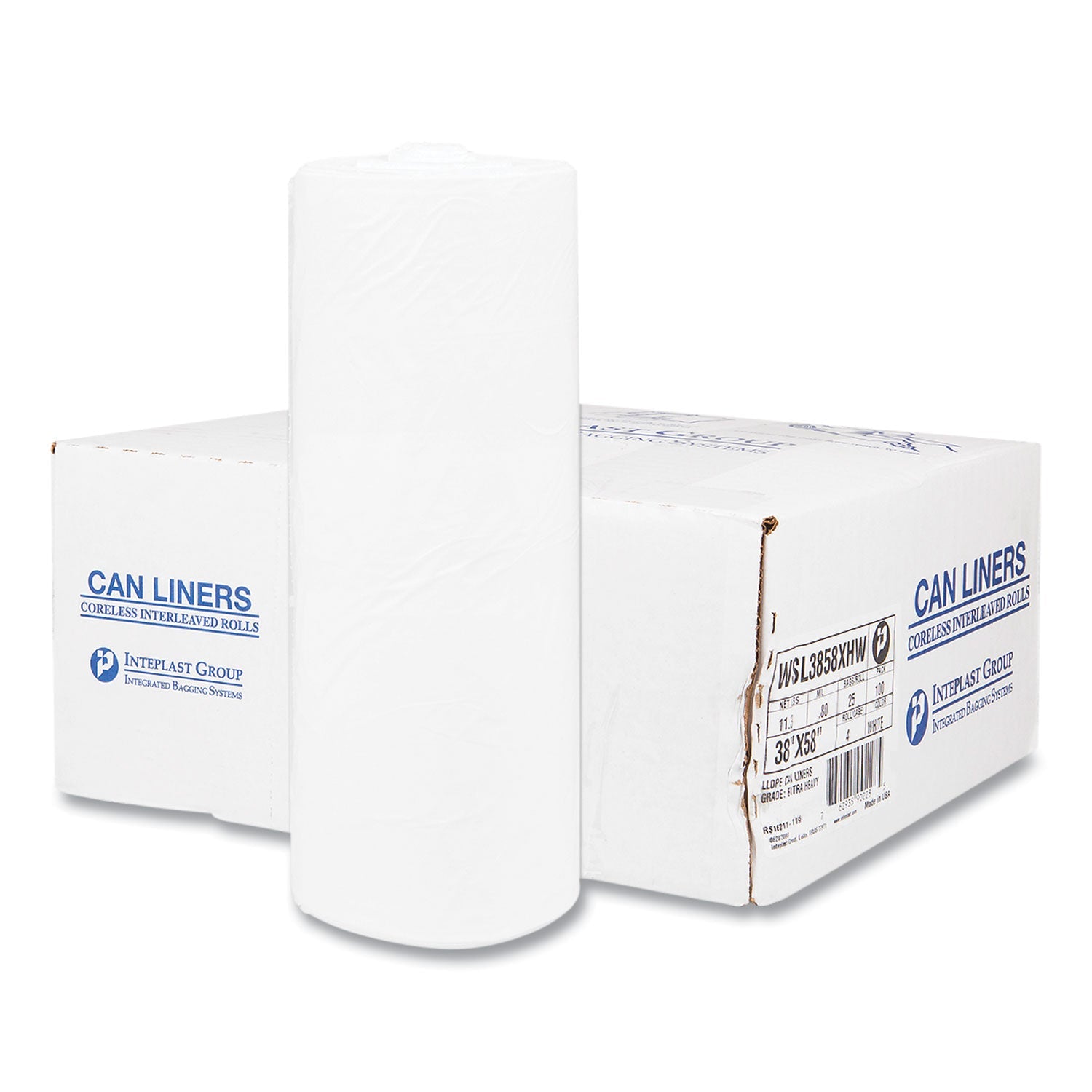 55 Gal High-Density Can Liners | Clear