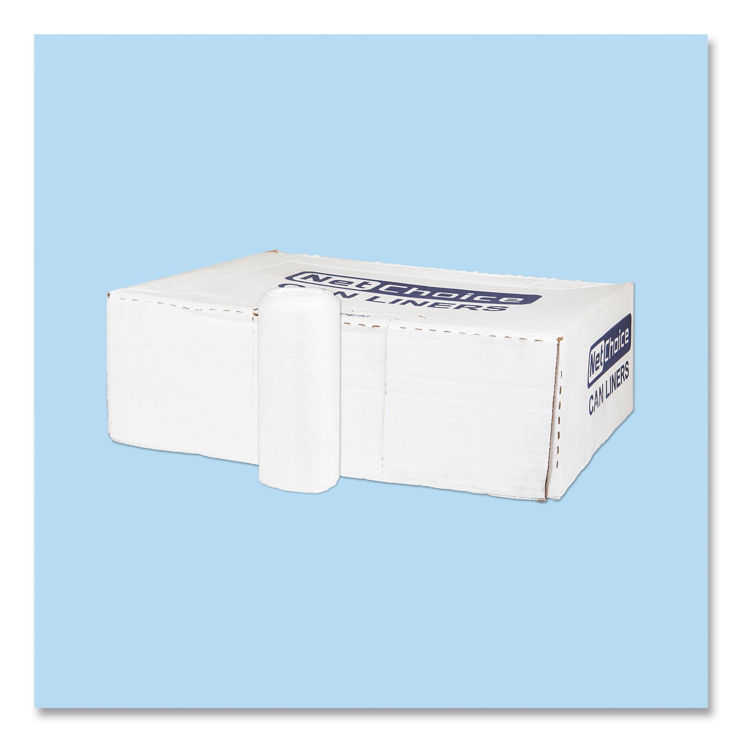 45 Gal High-Density Can Liners | Clear