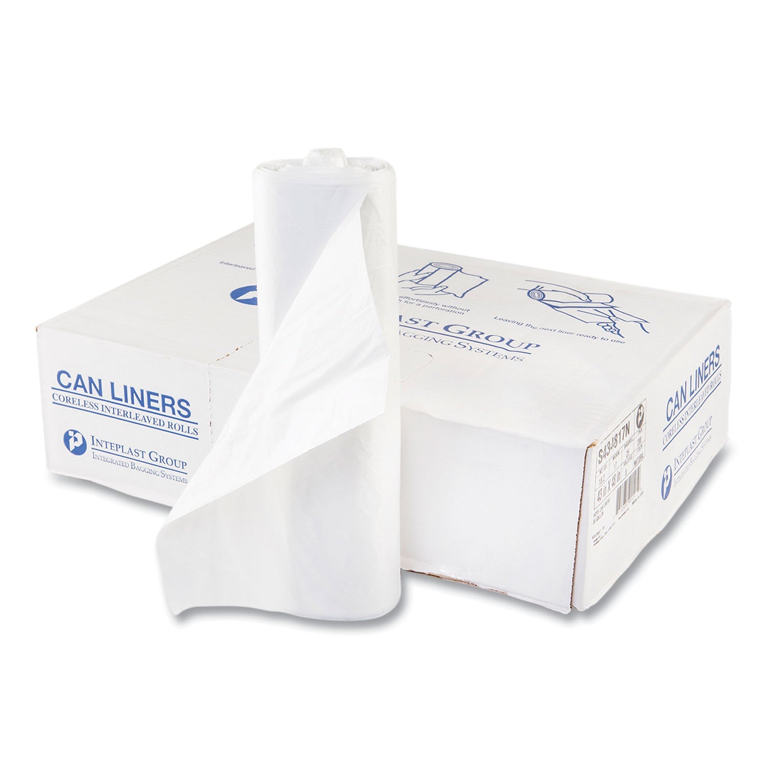 56 Gal High-Density Can Liners | 17 Mic