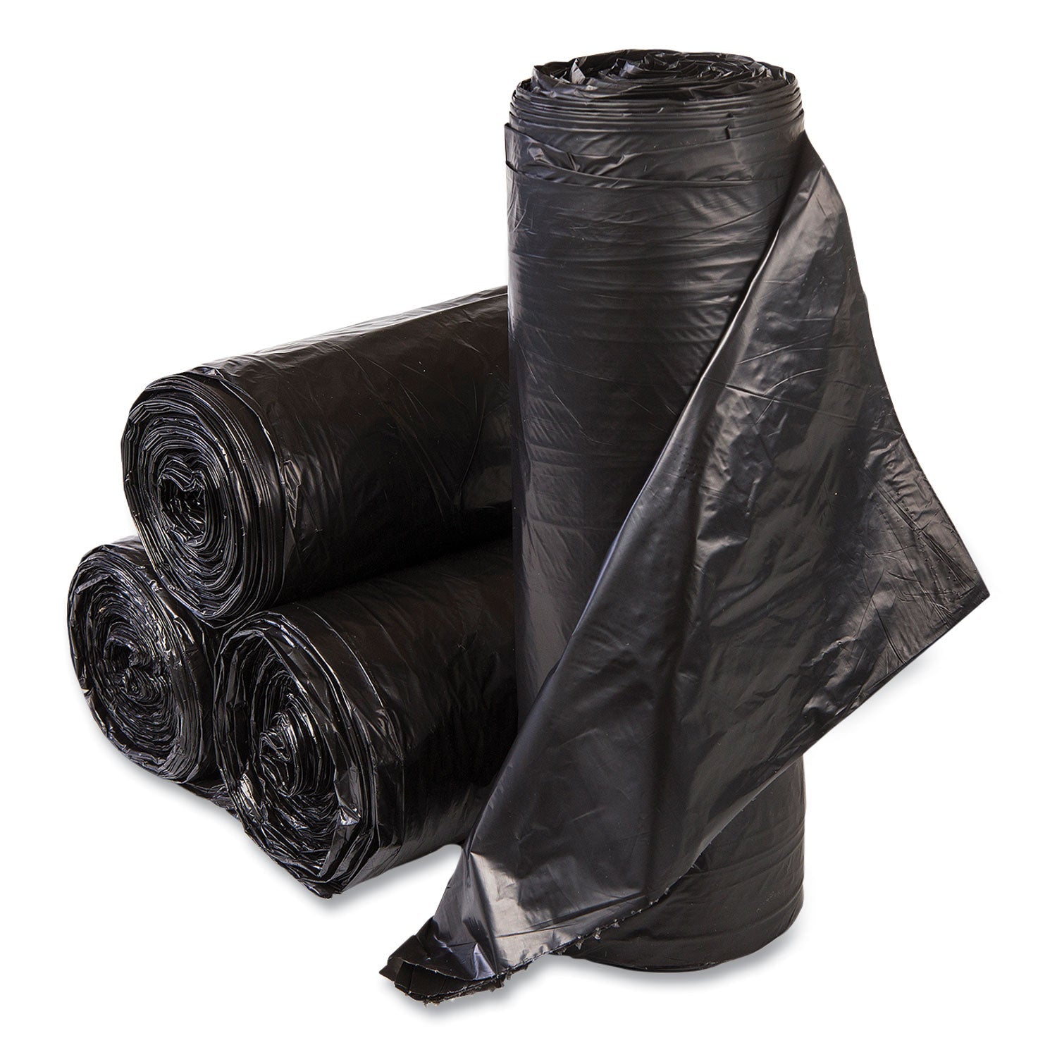 Low-Density Can Liners | 30 Gal, 0.58 mil, Black