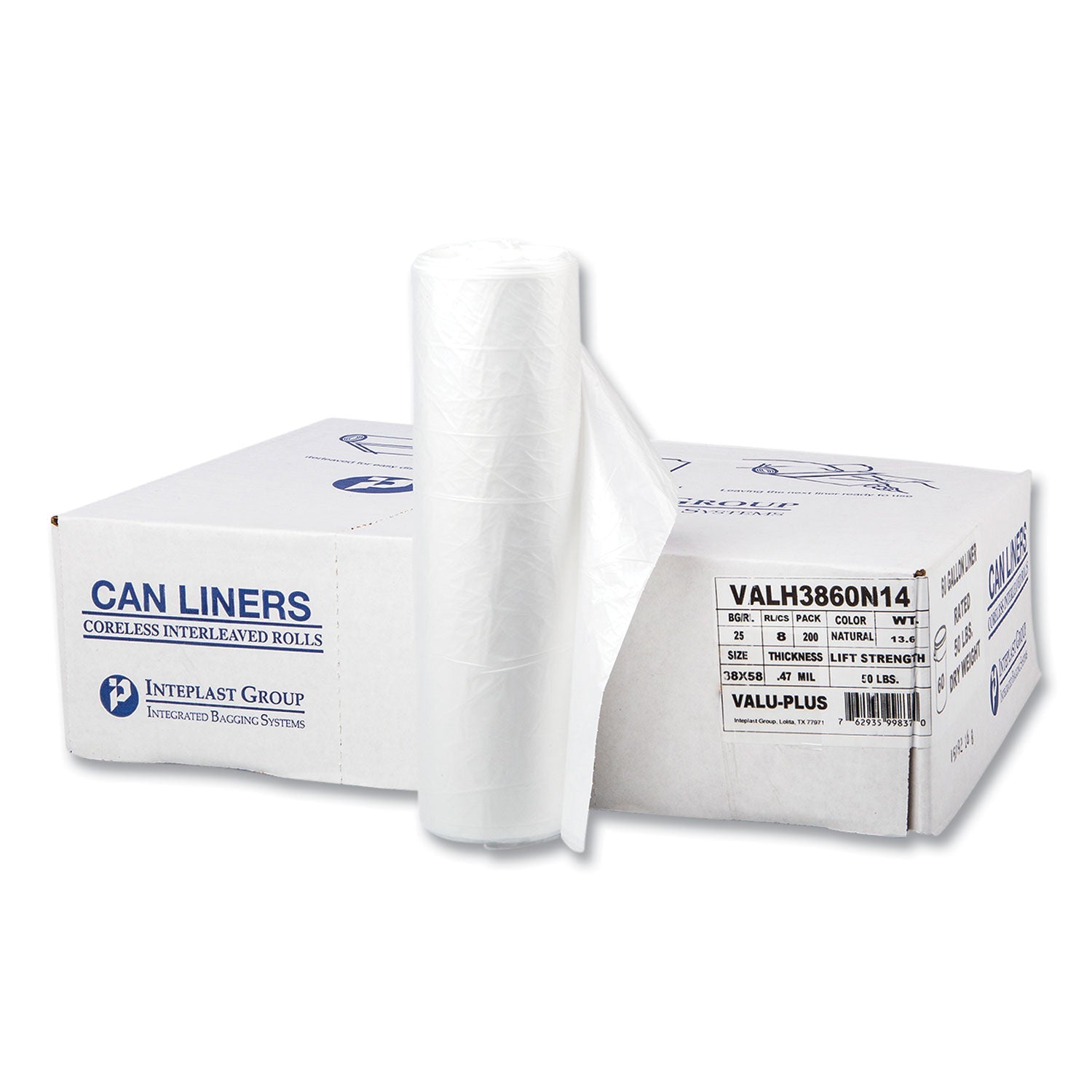 High-Density Can Liner Value Pack | 60 gal