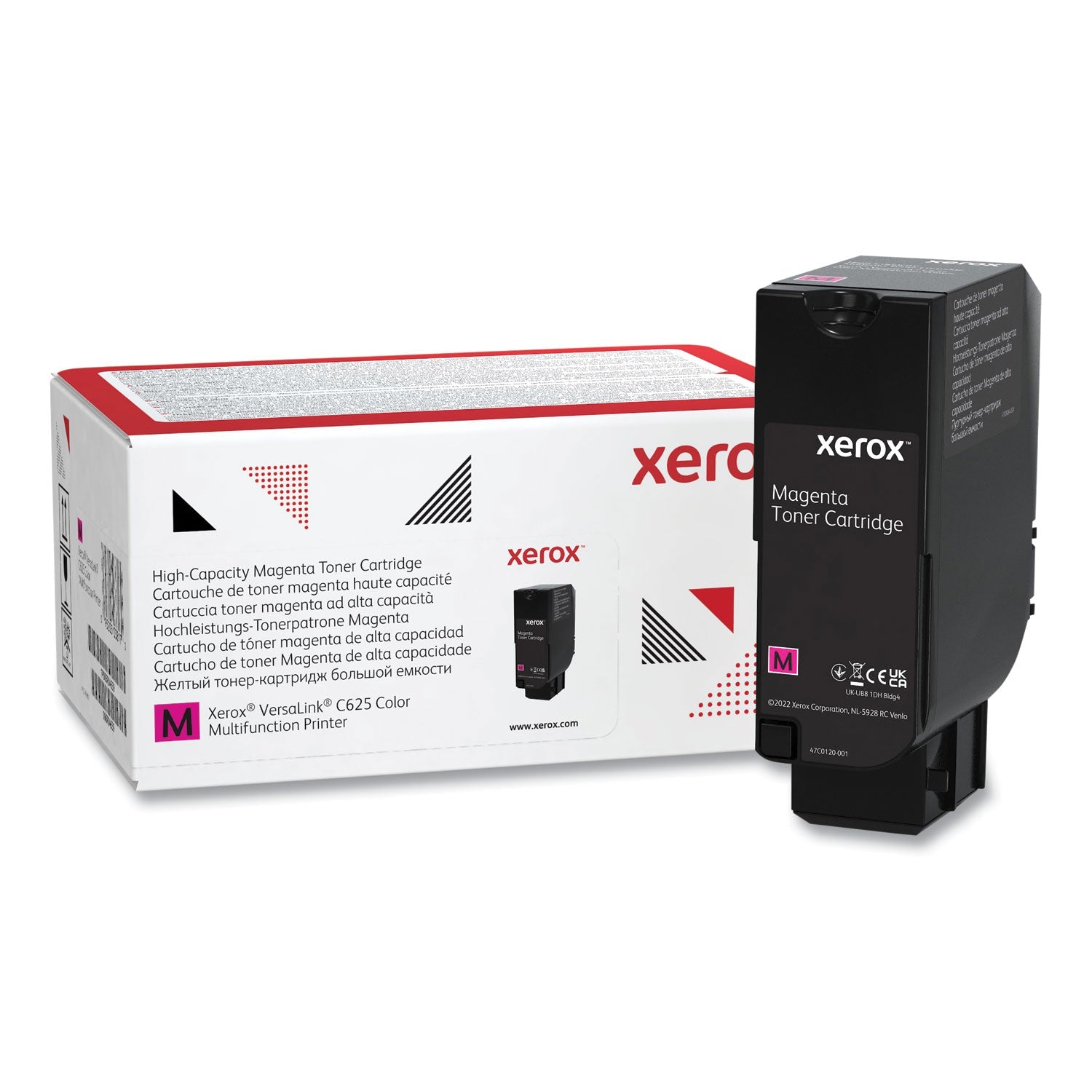 Xerox® 006R04638 High-Yield Toner, 16,000 Page-Yield, Magenta