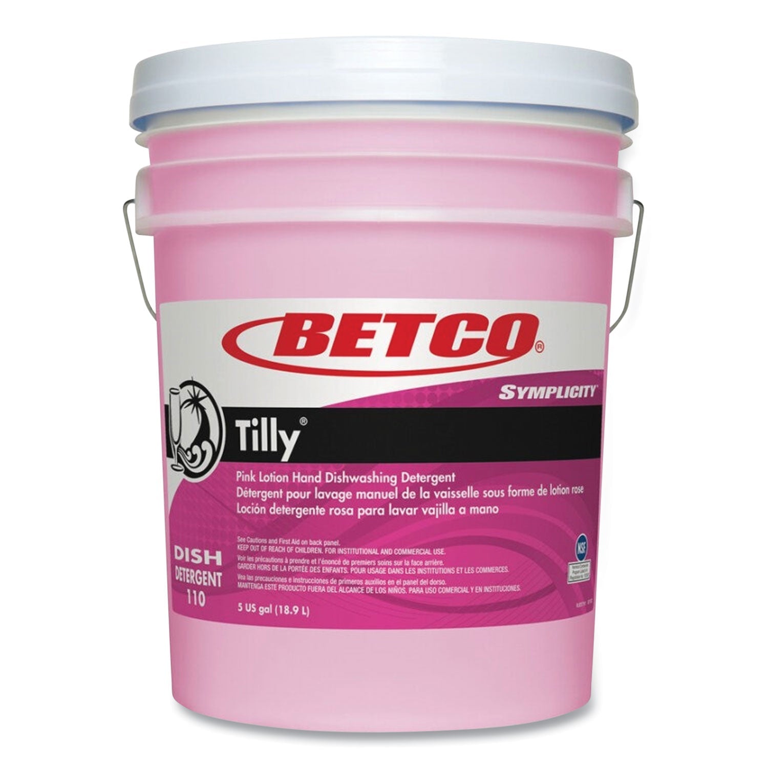 Betco® Symplicity Tilly Hand Dishwashing Detergent, Fresh Bouquet Scent, 5 gal Pail - Bloom Skins