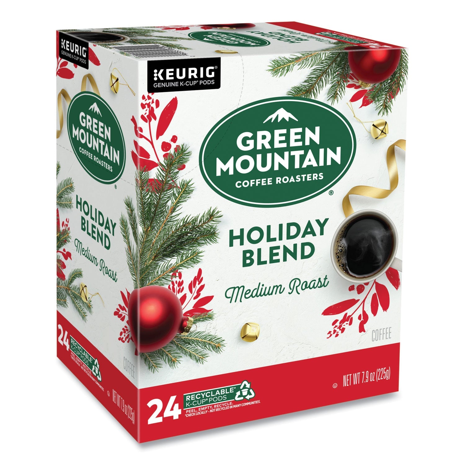 Green Mountain Coffee® Holiday Blend K-Cups, Medium Roast, 24/box