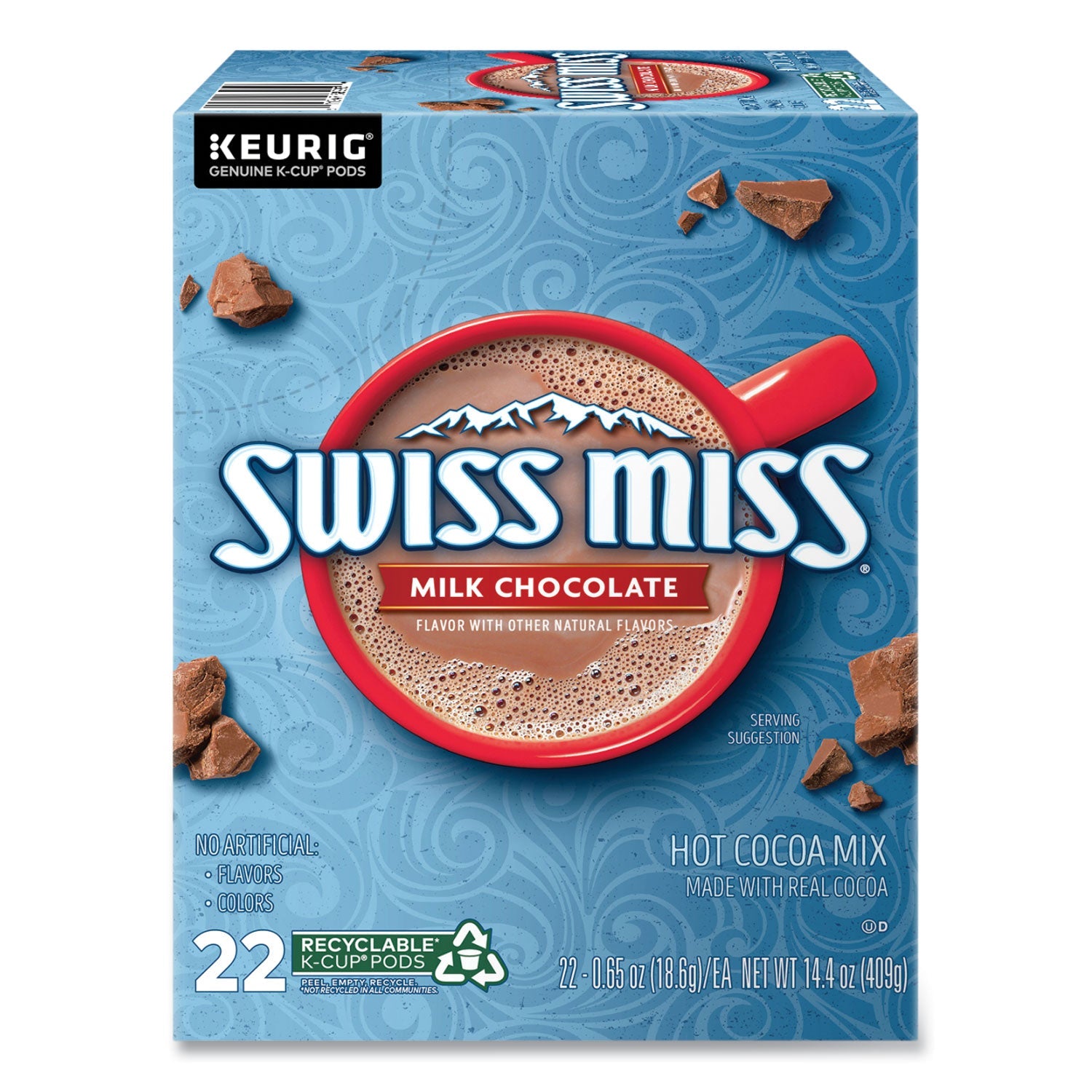 Swiss Miss® Milk Chocolate Hot Cocoa K-Cups, 22/box
