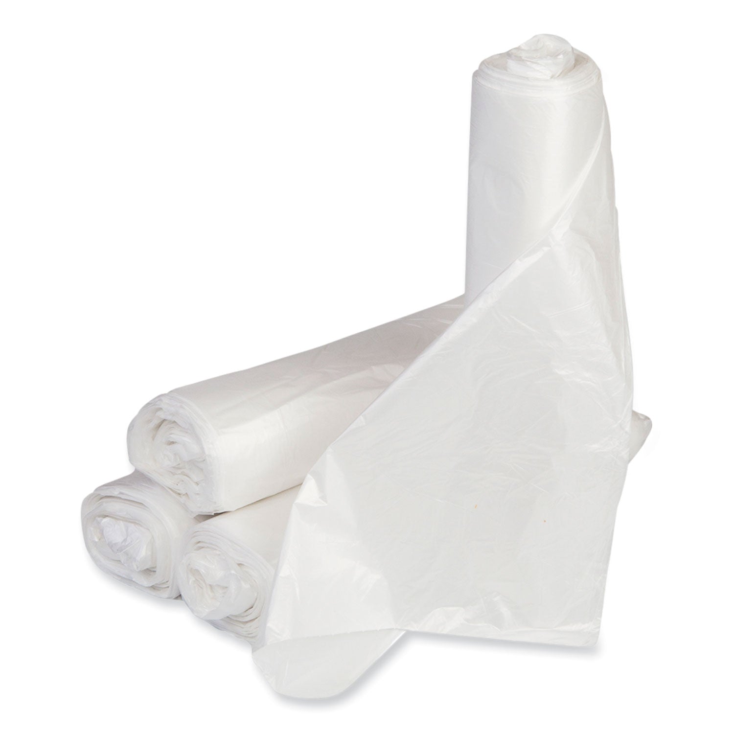 Low-Density Commercial Can Liners | 16 gal, Wht