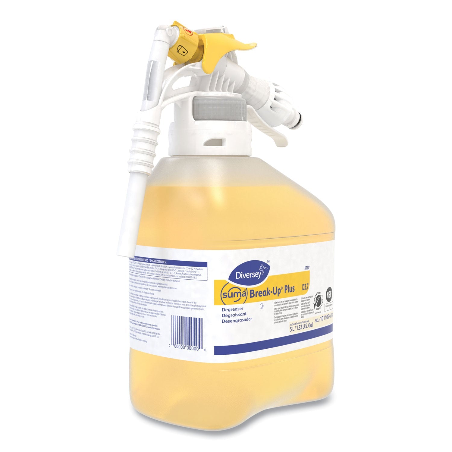 Diversey™ Suma Break-Up Plus Solvent Free Cleaner Degreaser, Surfactant Scent, 5 L Bottle - Bloom Skins