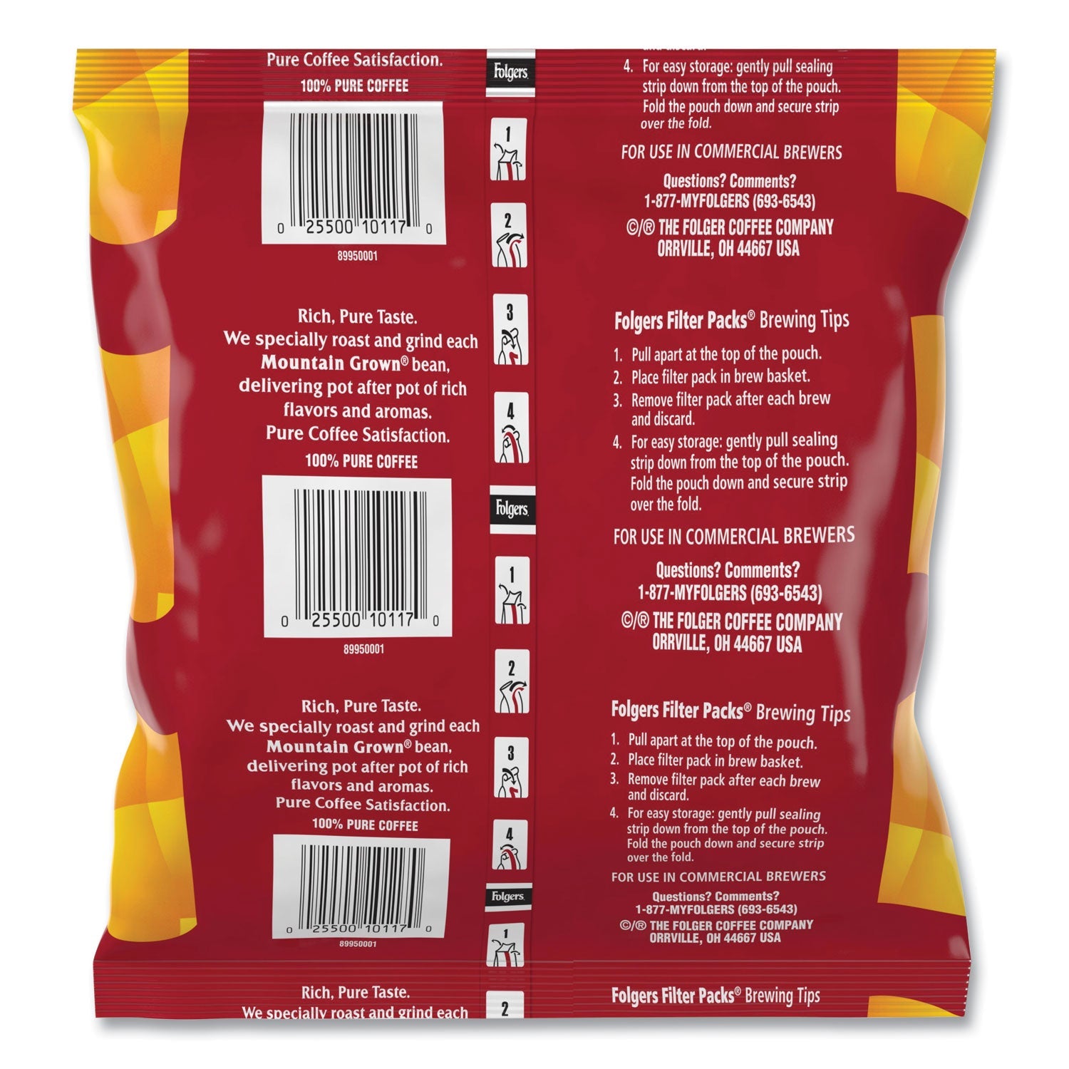 Folgers® Coffee Filter Packs, Classic Roast, 1.4 Oz Pack, 40/carton