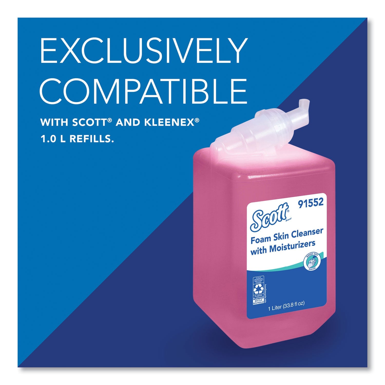 Scott® Essential Manual Skin Care Dispenser, 1,000 Ml, 5 X 5.25 X 8.38, White