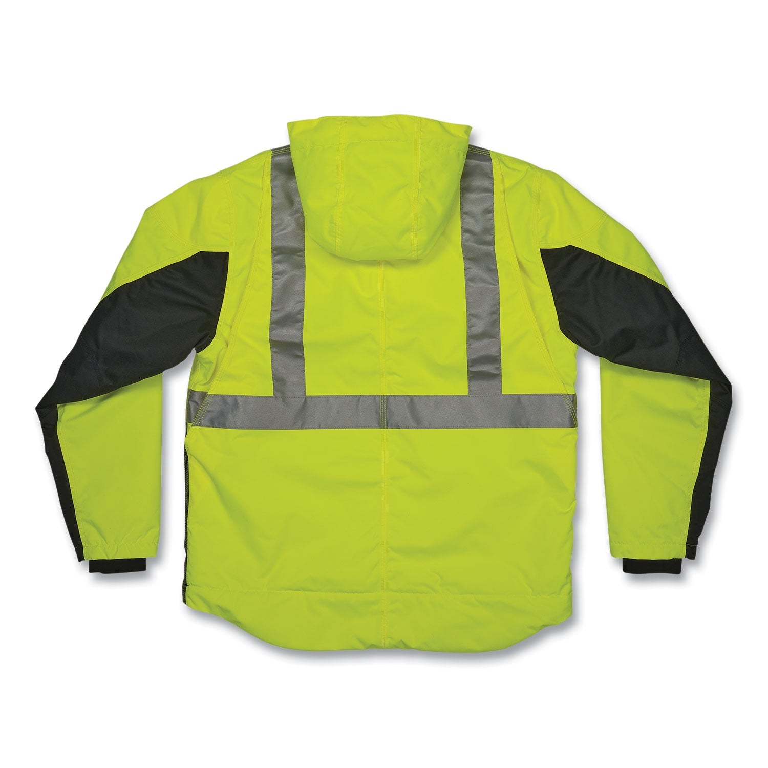 ergodyne® GloWear 8275 Class 2 Heavy-Duty Hi-Vis Workwear Sherpa Lined Jacket, 3X-Large, Lime
