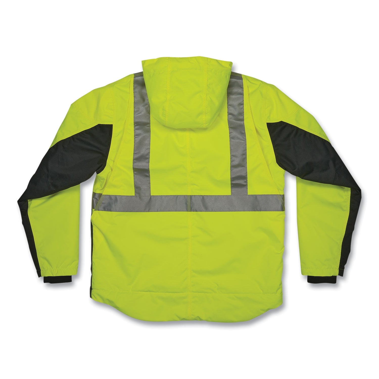 ergodyne® GloWear 8275 Class 2 Heavy-Duty Hi-Vis Workwear Sherpa Lined Jacket, X-Large, Lime