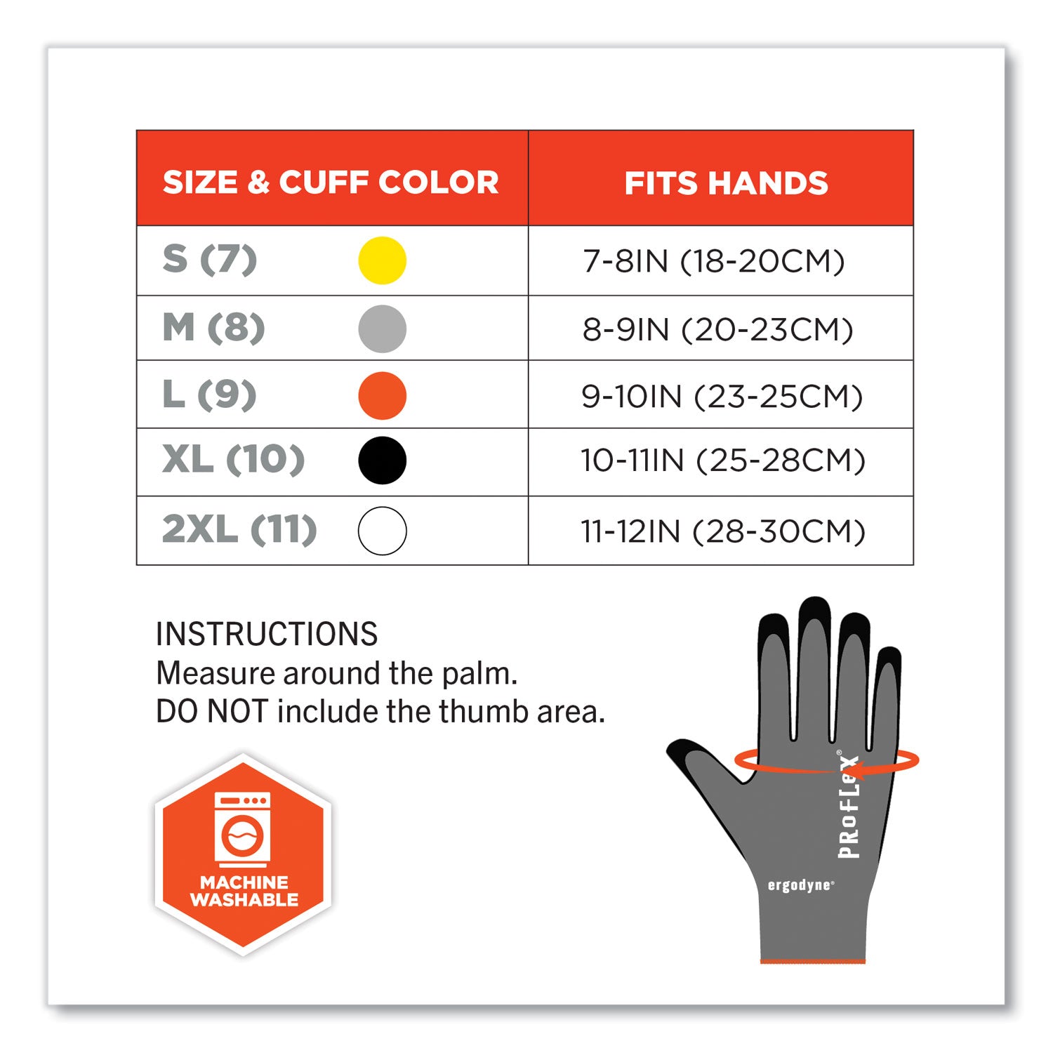 ergodyne® ProFlex 7043 ANSI A4 Nitrile Coated CR Gloves, Gray, X-Large, 1 Pair - Bloom Skins