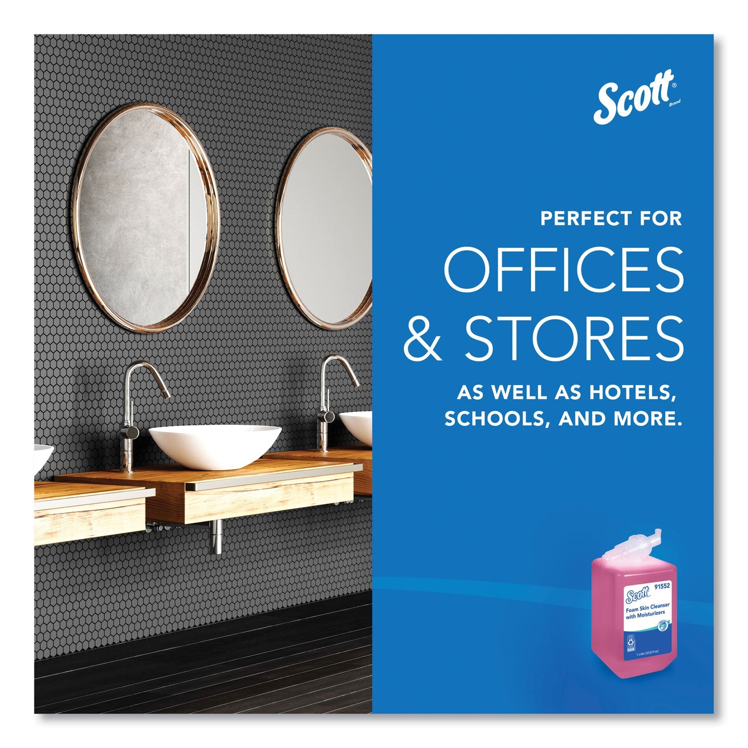 Scott® Pro Foam Skin Cleanser with Moisturizers Refill, Light Floral, 1,000 mL, 6/Carton