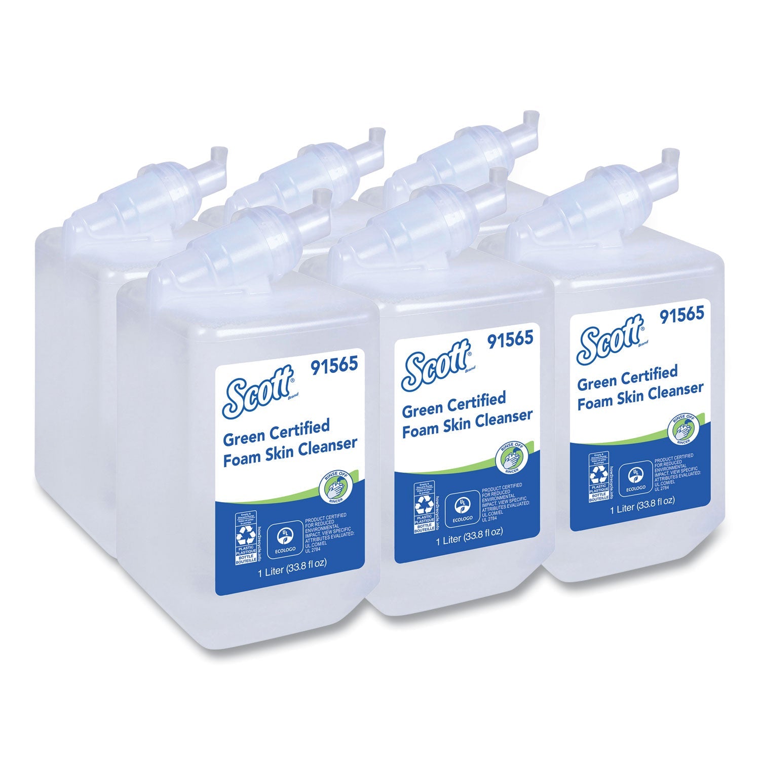 Green Certified Foam Skin Cleanser Refill | 6-ct