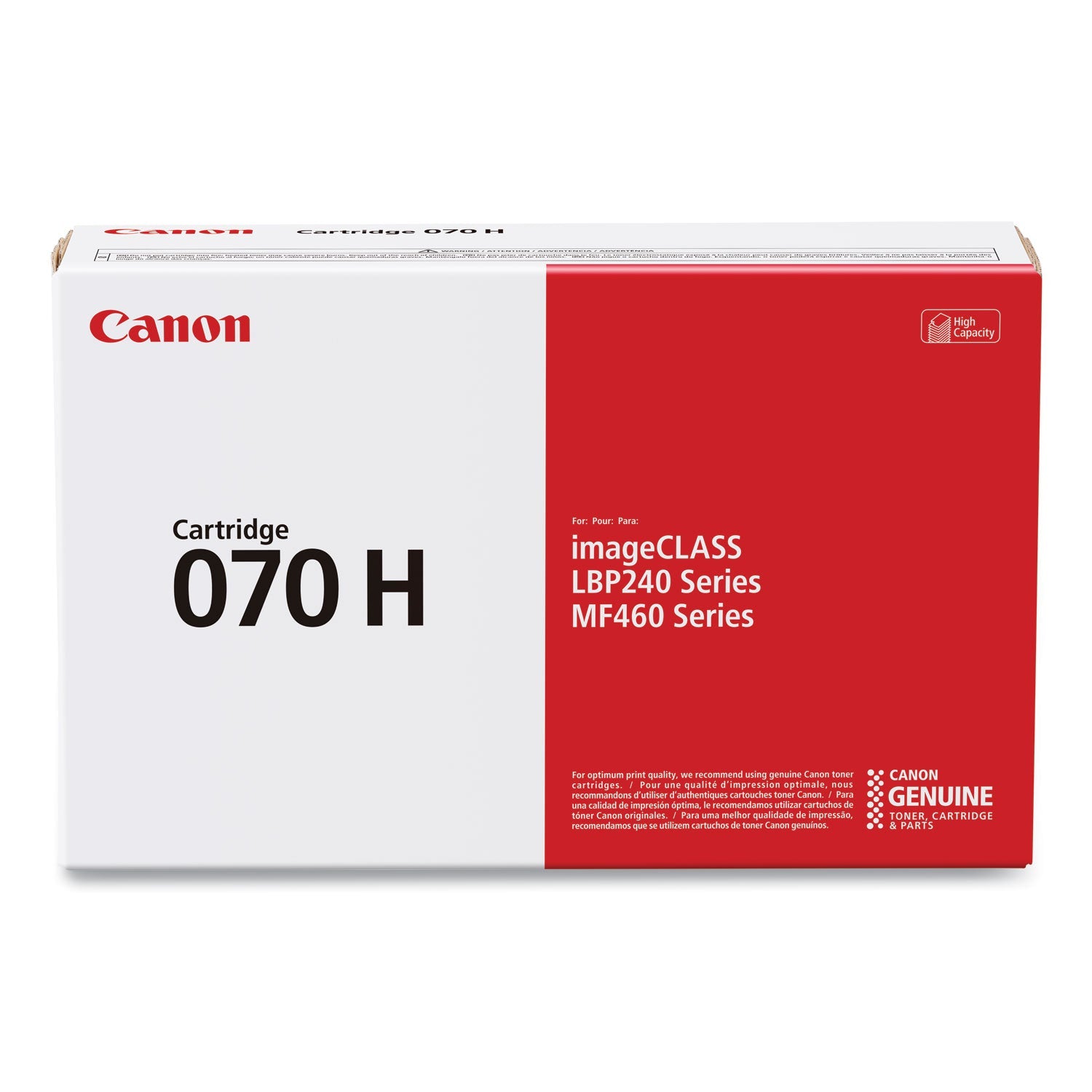 Canon® 5640C001 (070H) High-Yield Toner, 10,200 Page-Yield, Black