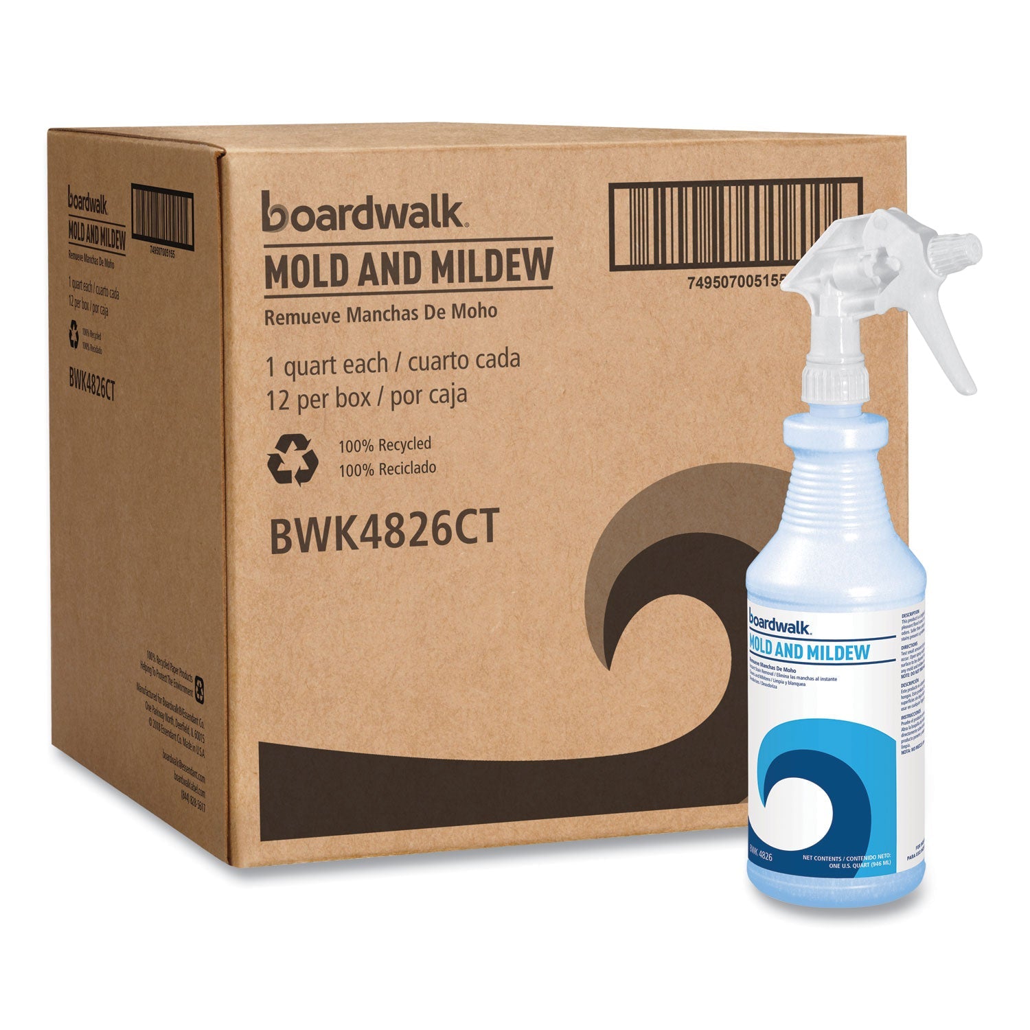 Mold and Mildew Remover with Bleach | 12/Carton
