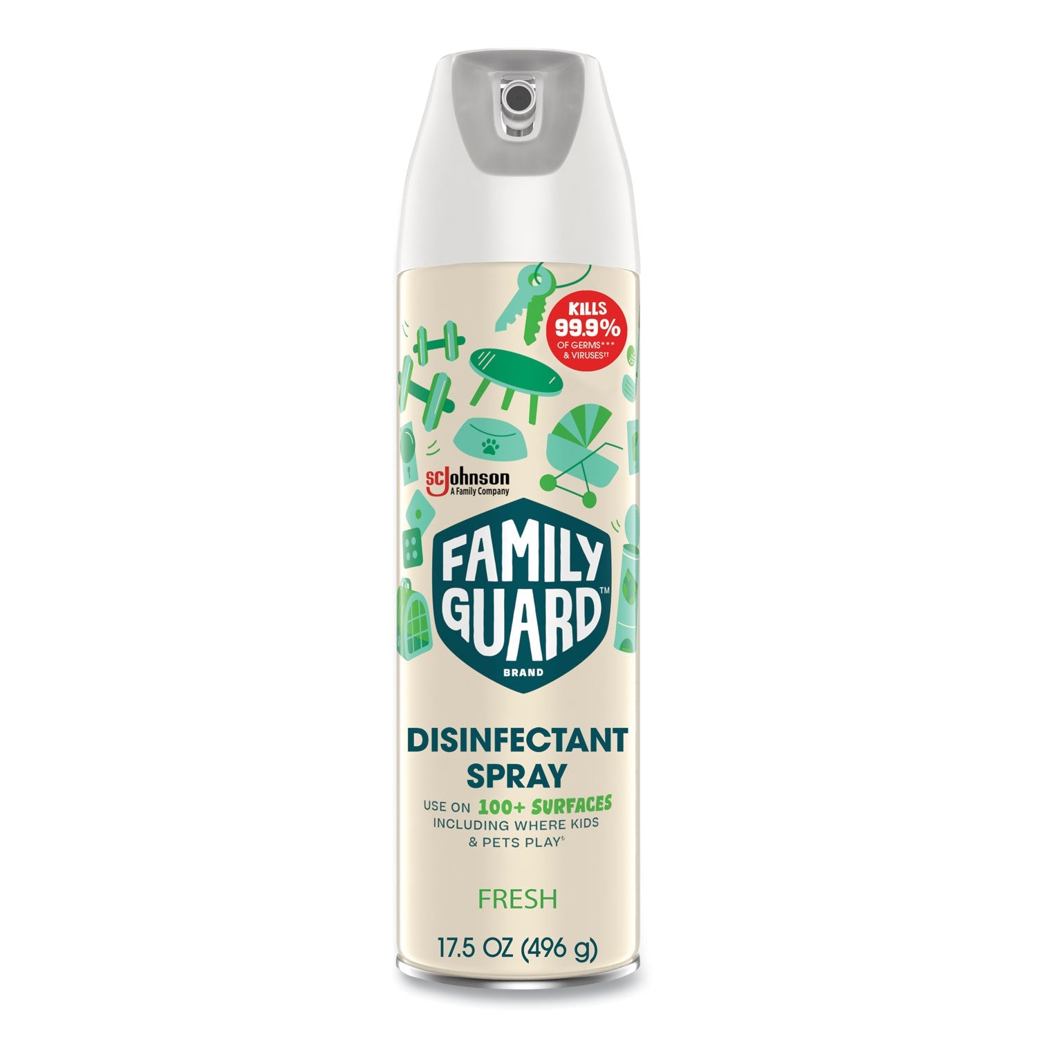 Disinfectant Spray | Family Guard™ Fresh Scent 8-Ct