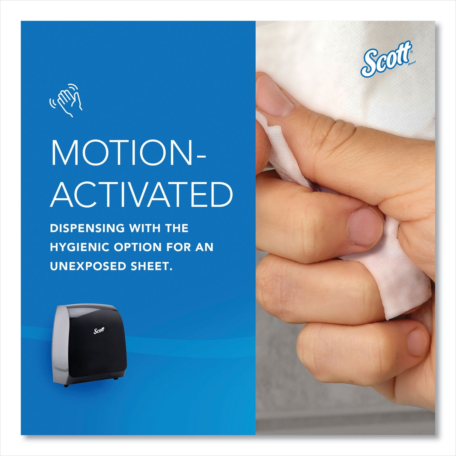 Scott® Pro Electronic Hard Roll Towel Dispenser, 12.66 X 9.18 X 16.44, Smoke - Bloom Skins