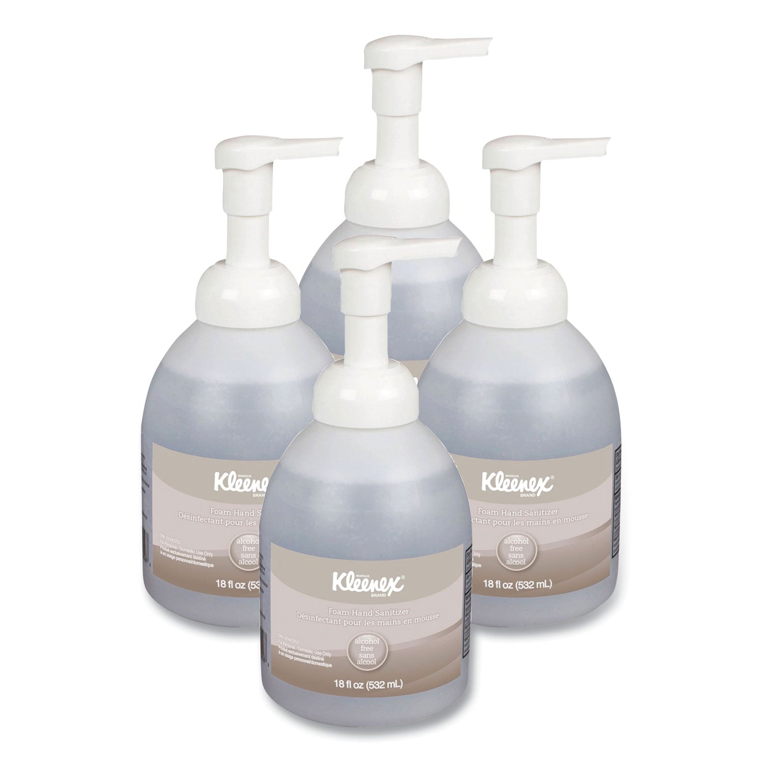 Alcohol-Free Foam Hand Sanitizer | 18 Oz, 4-Pack