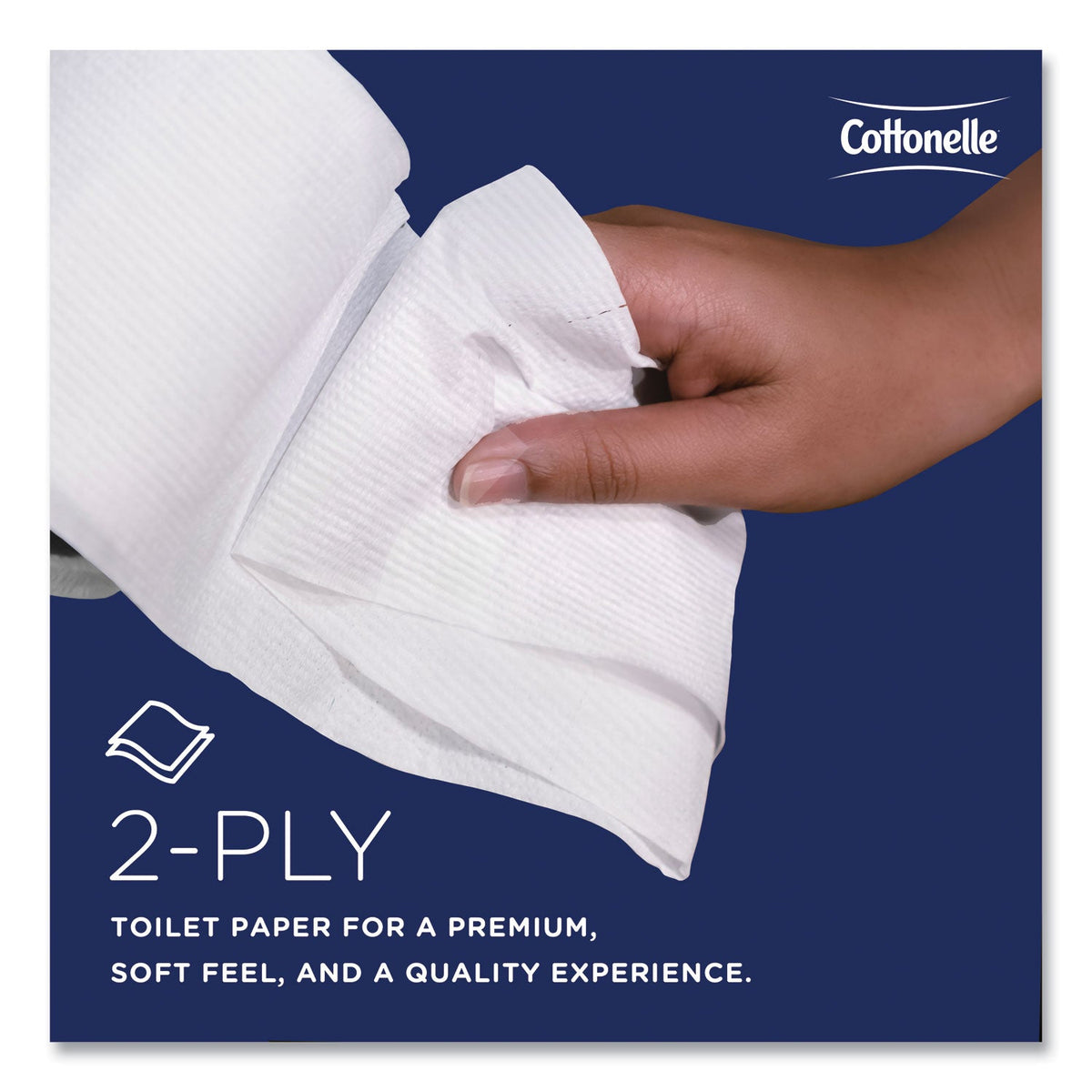 Cottonelle® 2-Ply Bathroom Tissue, Septic Safe, White, 451 Sheets/Roll, 20 Rolls/Carton