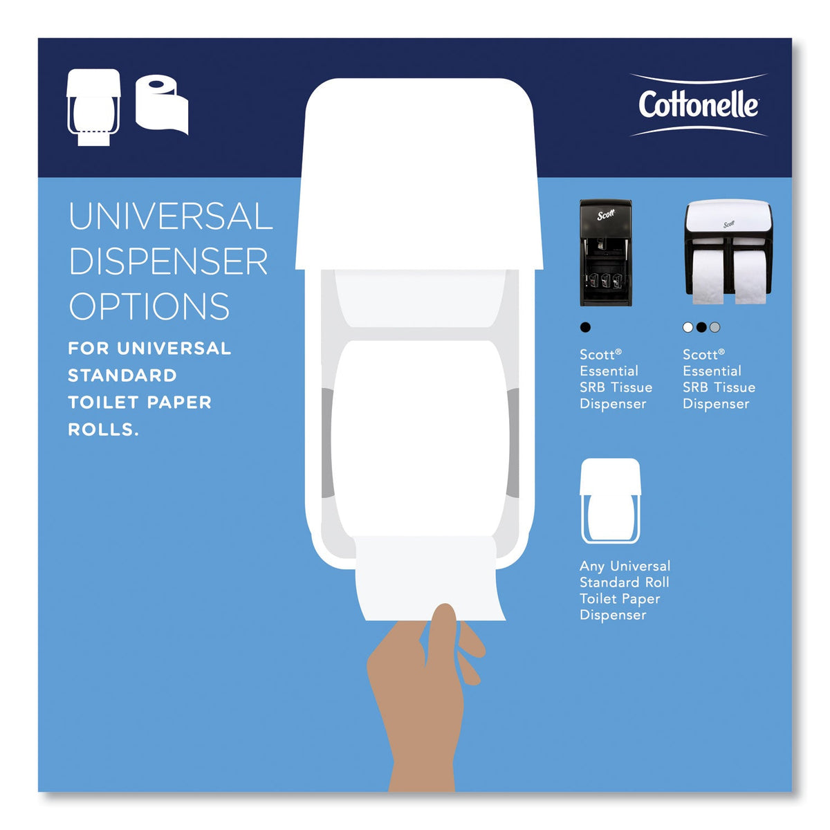 Cottonelle® 2-Ply Bathroom Tissue, Septic Safe, White, 451 Sheets/Roll, 20 Rolls/Carton