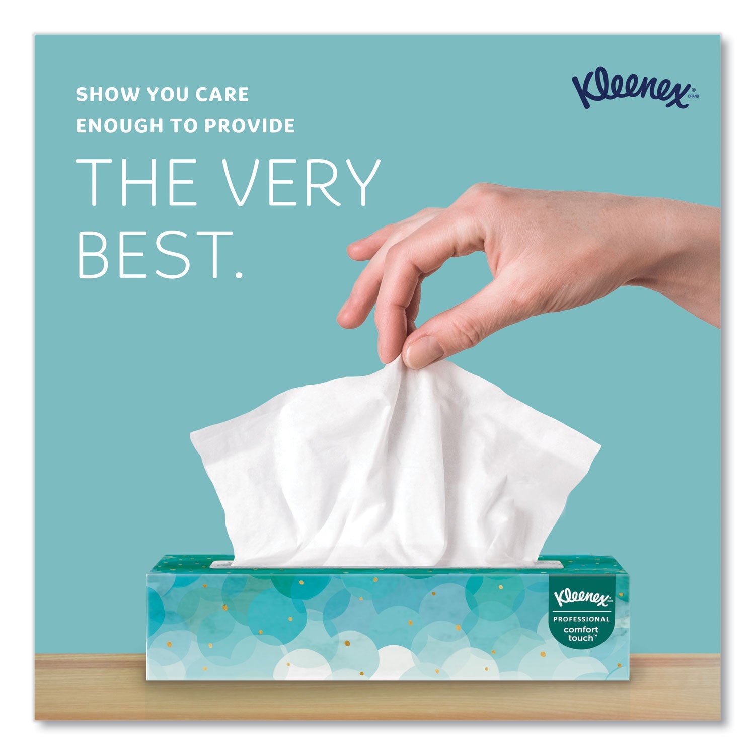 Kleenex® White Facial Tissue for Business, 2-Ply, White, Pop-Up Box, 100 Sheets/Box, 36 Boxes/Carton