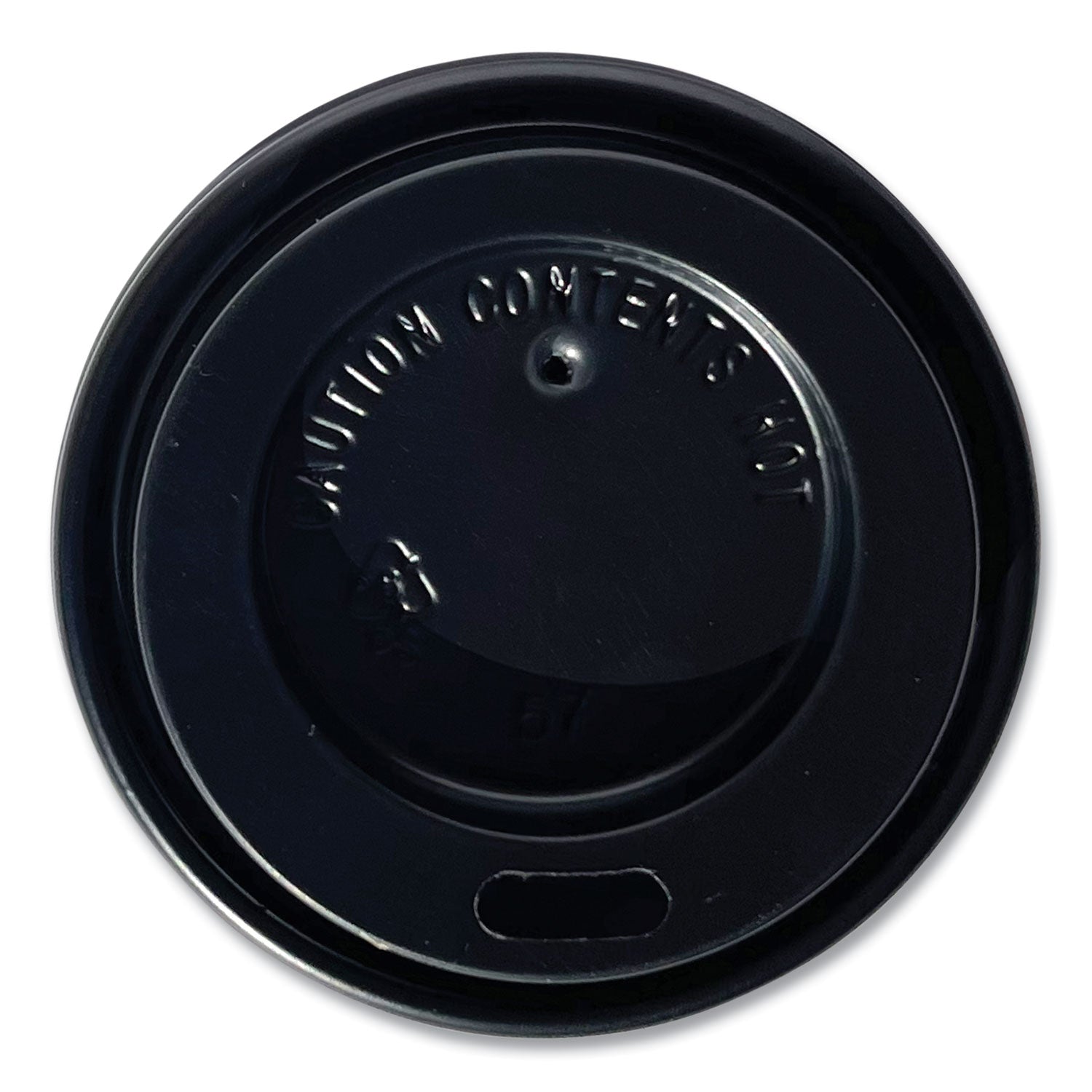 Hot Cup Lids for 4 oz Cups | Black | 1000/Ctn
