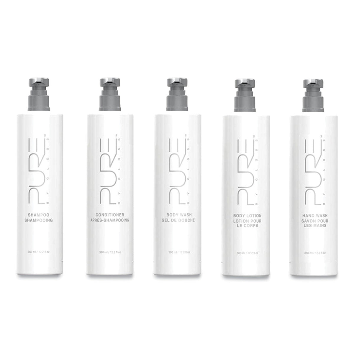 Pure by Gloss™ Lotion, Vibrant Lemon Scent, 12.2 oz Bottle, 12/Carton