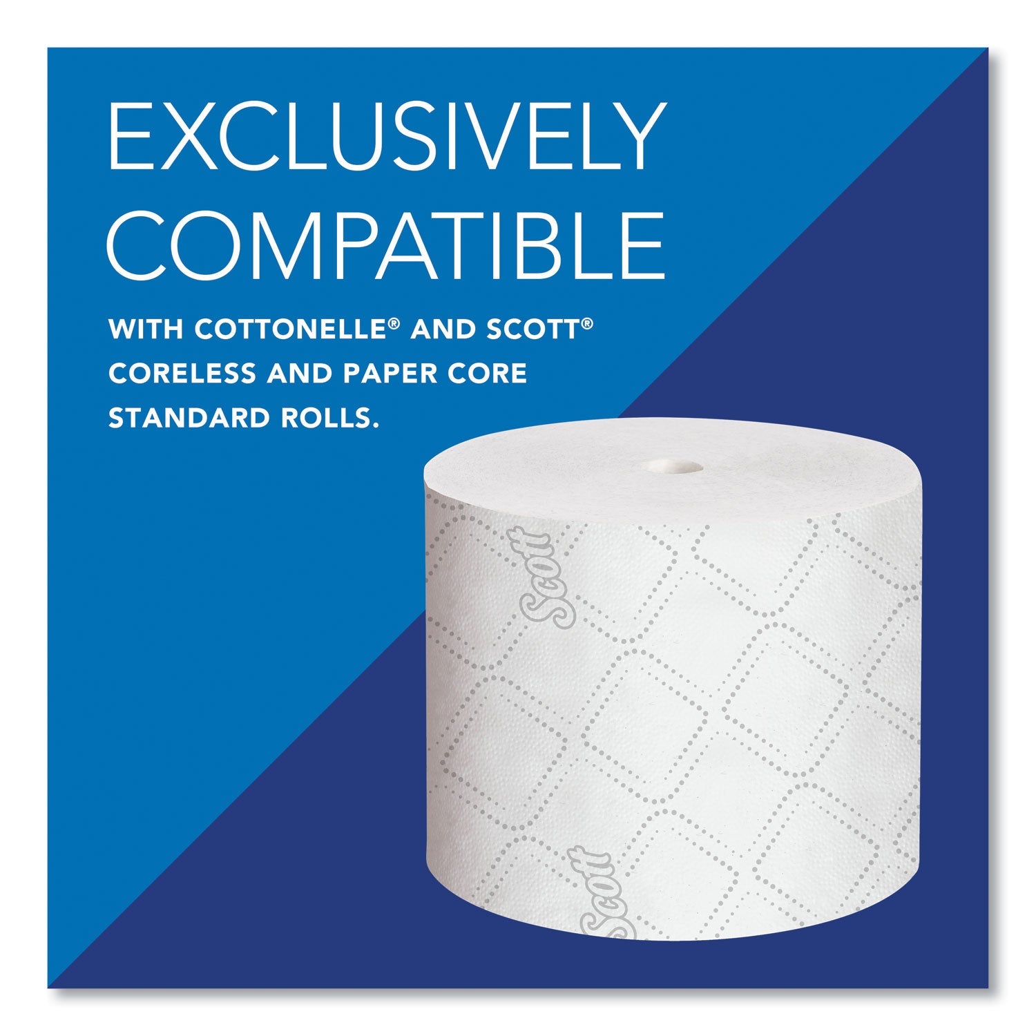 Scott® Essential Coreless SRB Tissue Dispenser, 11 x 6 x 7.6, White - Bloom Skins