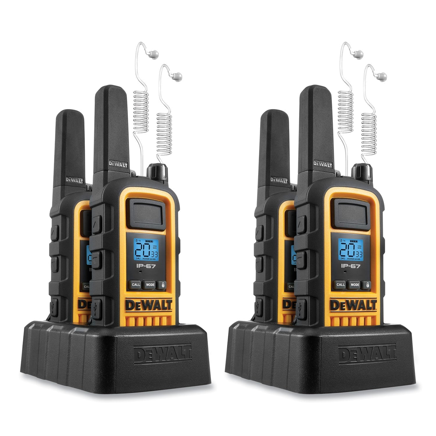 DeWalt® 2DXFRS800SV1 Two-Way Radios, 2 W, 22 Channels - Bloom Skins