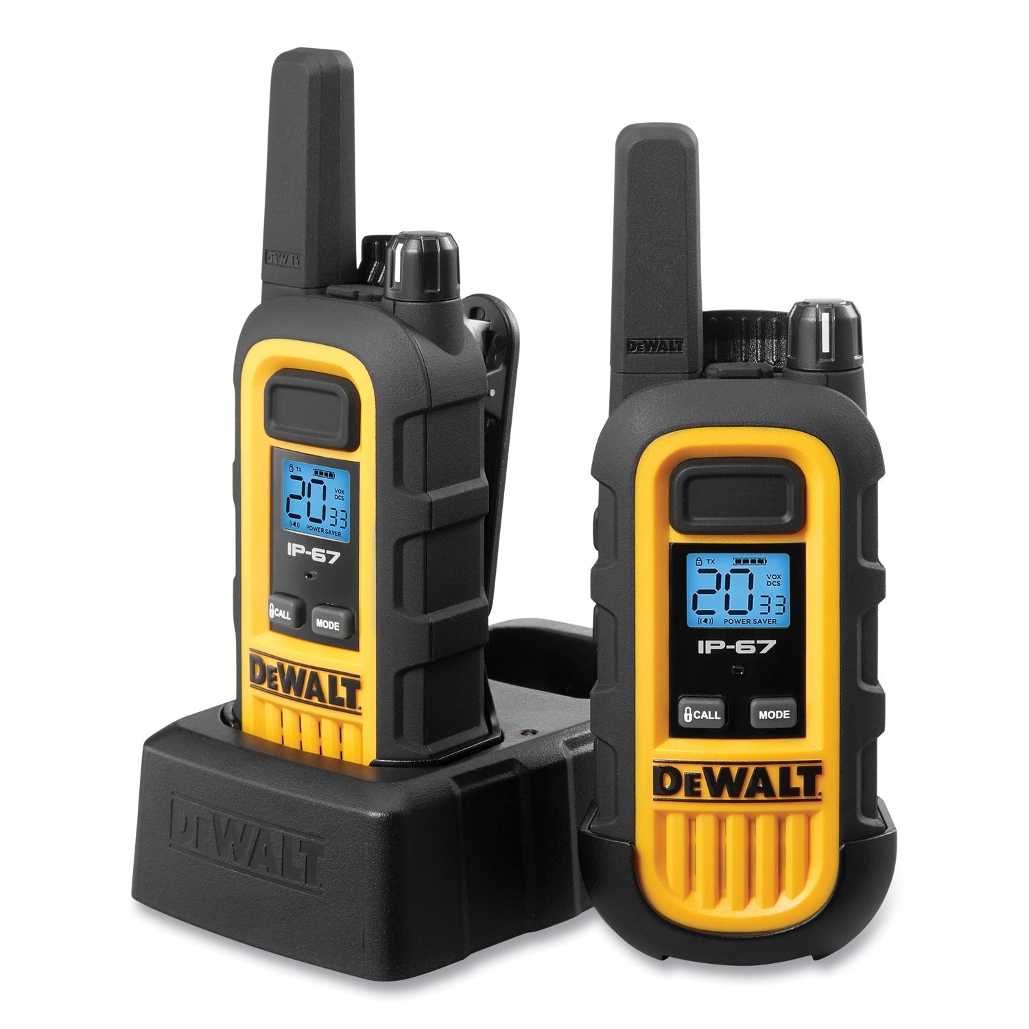 DeWalt® DXFRS300 Heavy-Duty Walkie Talkies, 1 W, 22 Channels