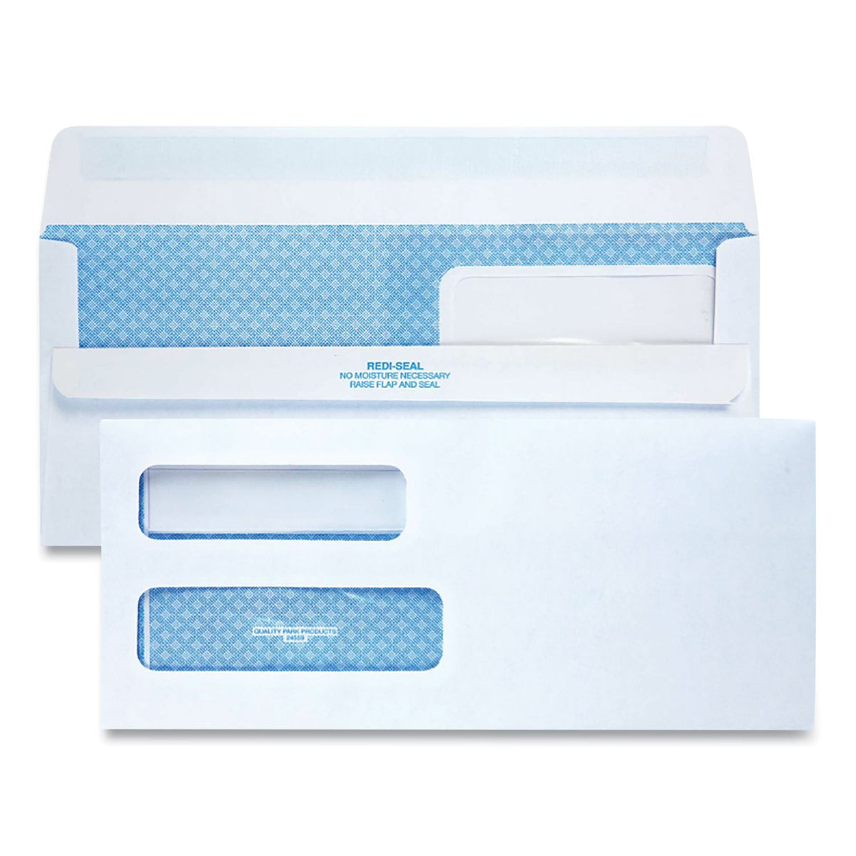 Quality Park Double Window Redi-Seal Envelope #10