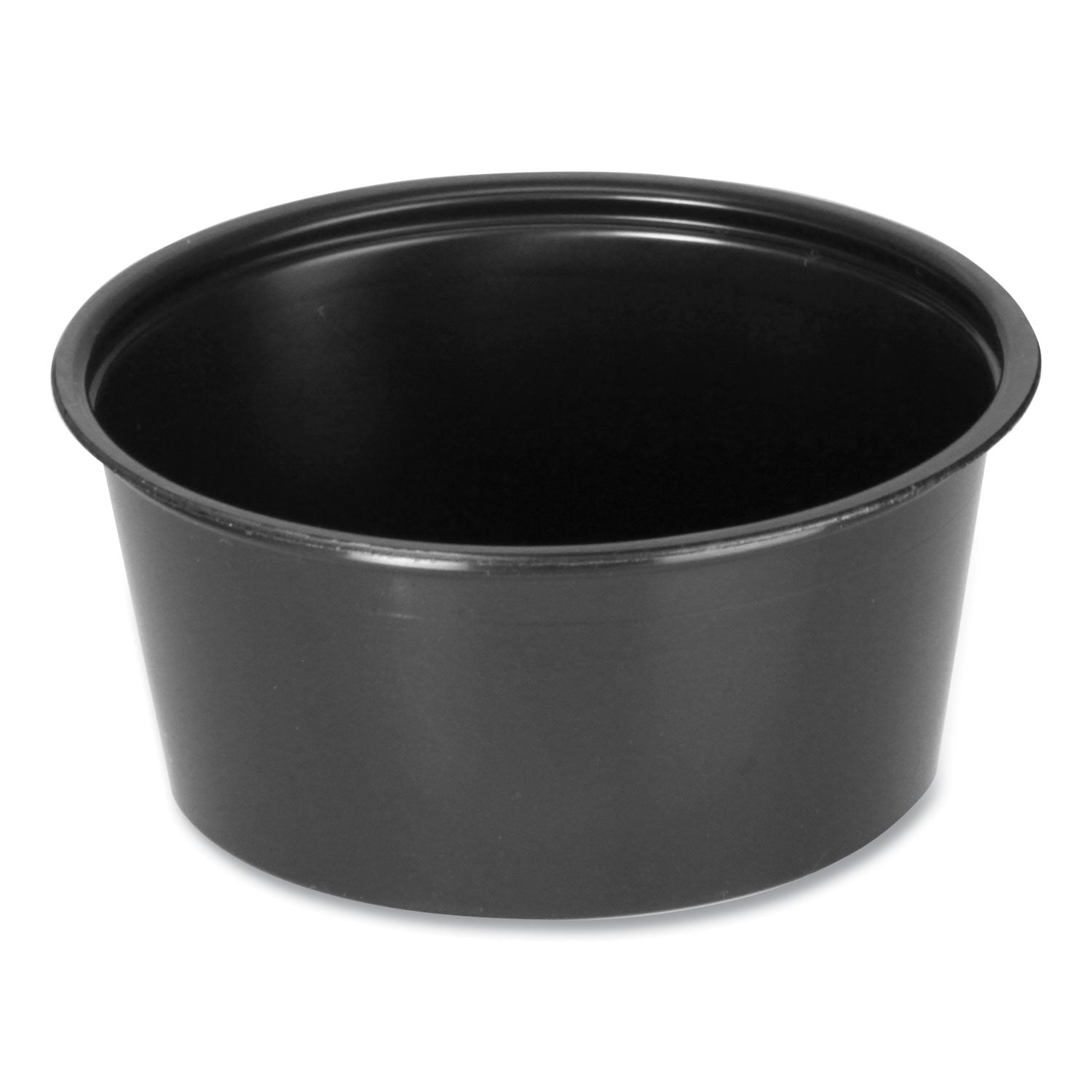 Portion Cups | 2oz Black Plastic 2500-Count