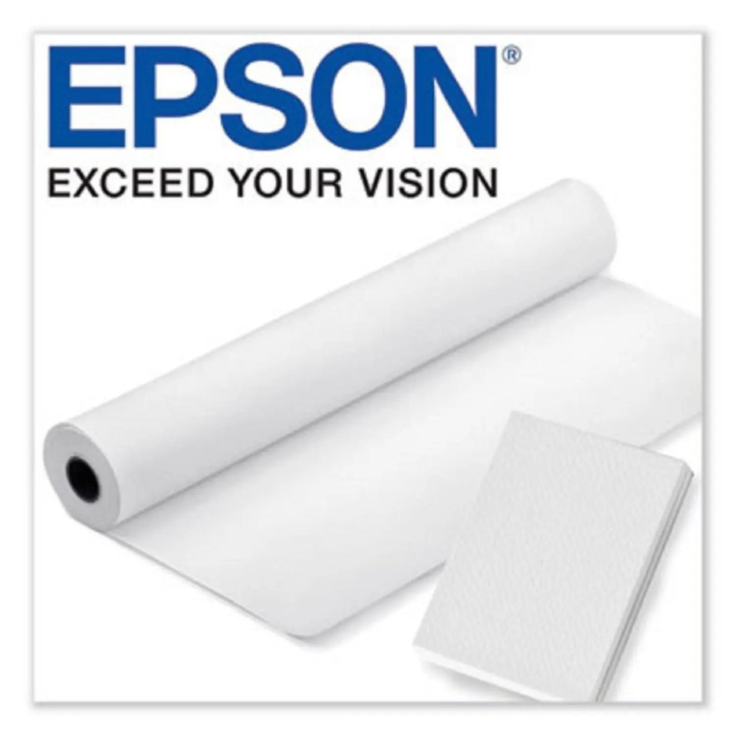 Epson® Enhanced Photo Paper Roll, 10.3 mil, 24" x 100 ft, Matte White - Bloom Skins