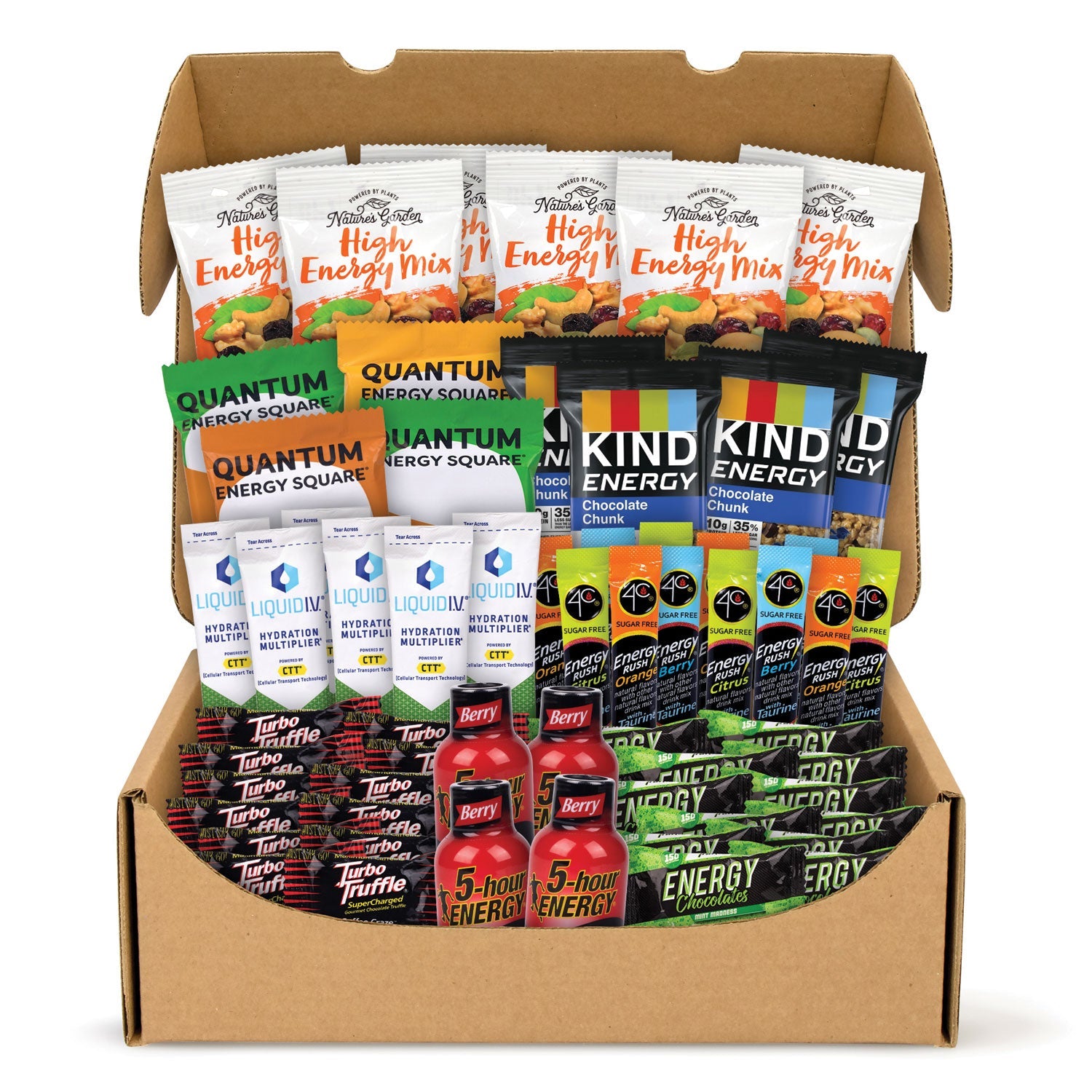 Snack Box Pros Energy Snack Box | 60 Snacks