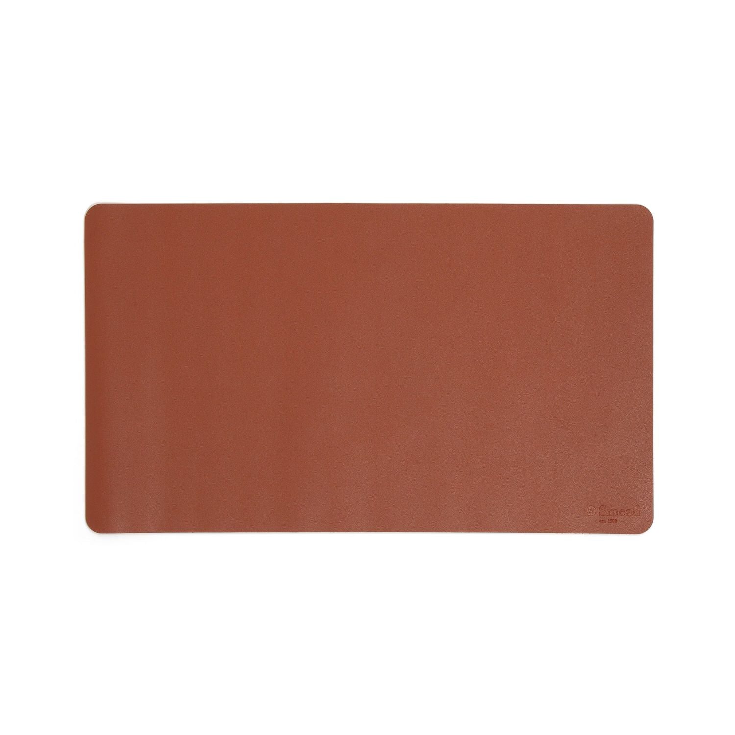 Smead Vegan Leather Desk Pads, 23.6" x 13.7", Brown