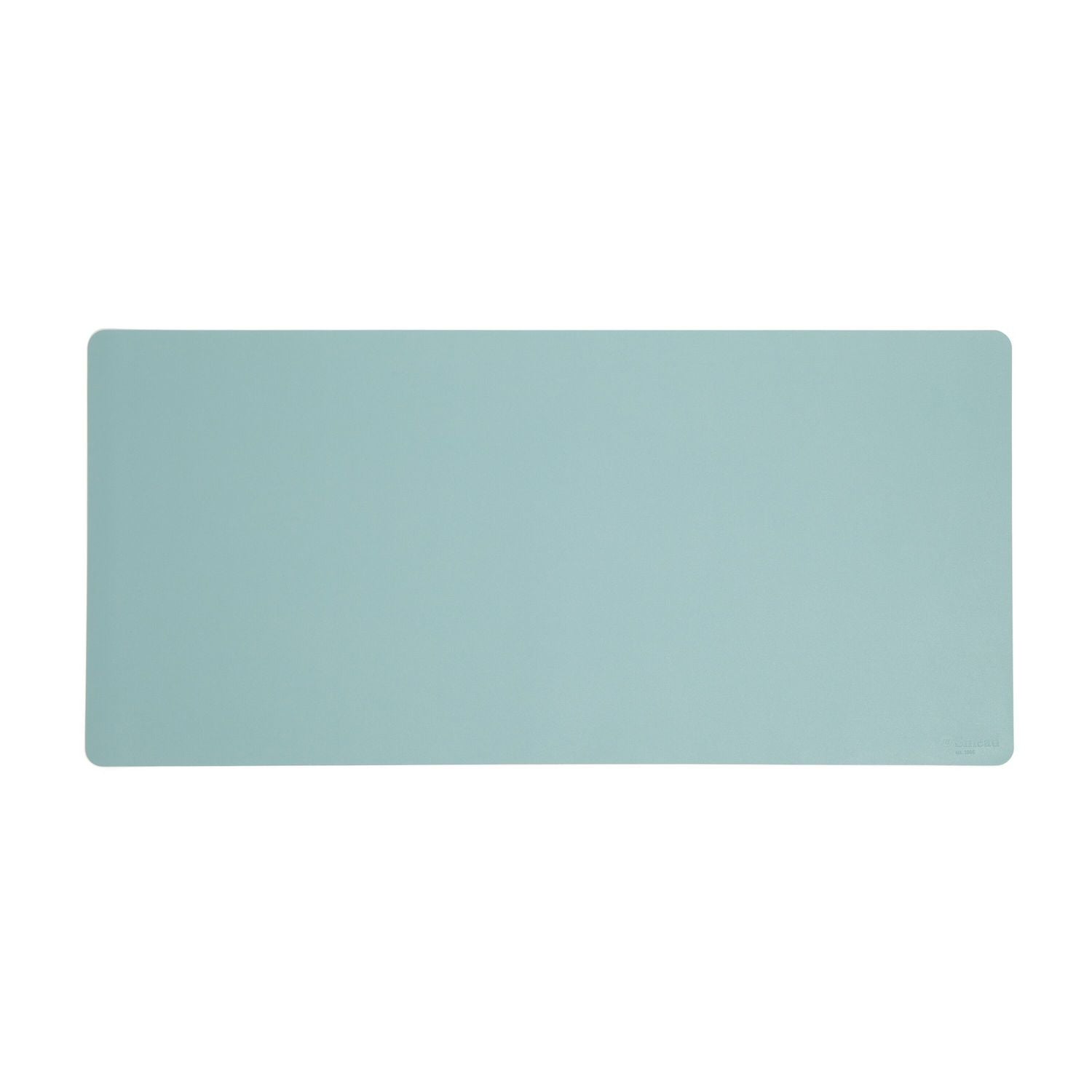 Smead Vegan Leather Desk Pads, 36" x 17", Light Blue