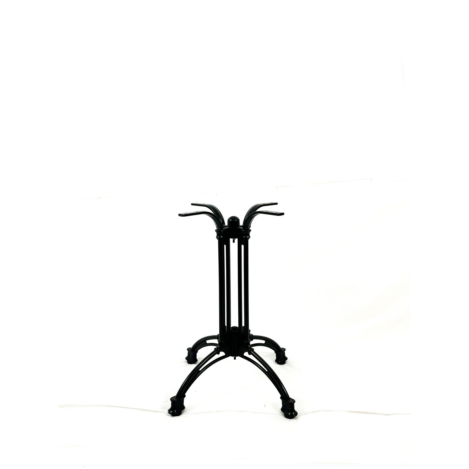 JMC Furniture Solid Wood Tables, Cast Iron Base, Square, 36w x 36d x 29.75h, Natural - Bloom Skins