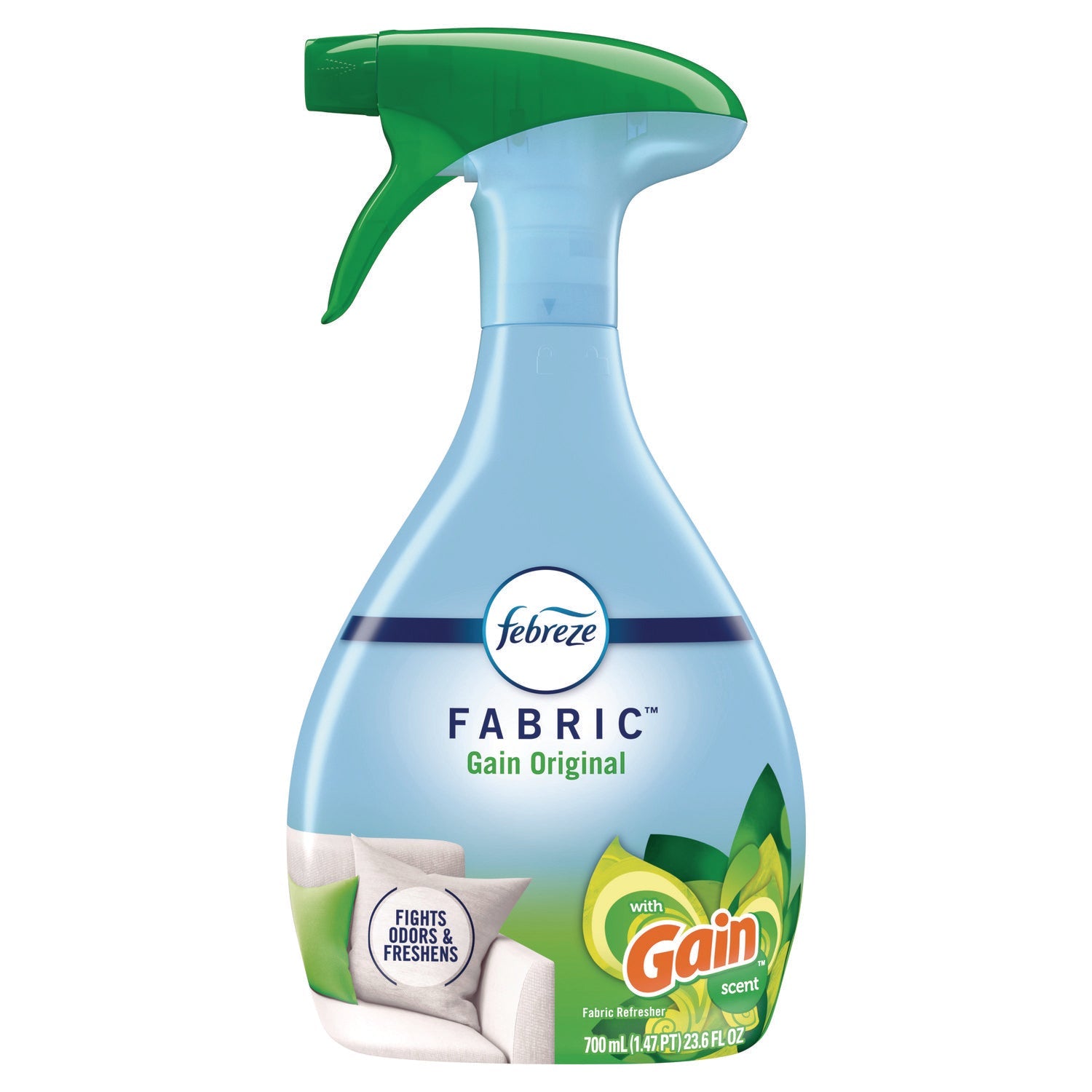 Febreze® FABRIC Refresher/Odor Eliminator, Gain Original, 23.6 oz Spray Bottle, 4/Carton