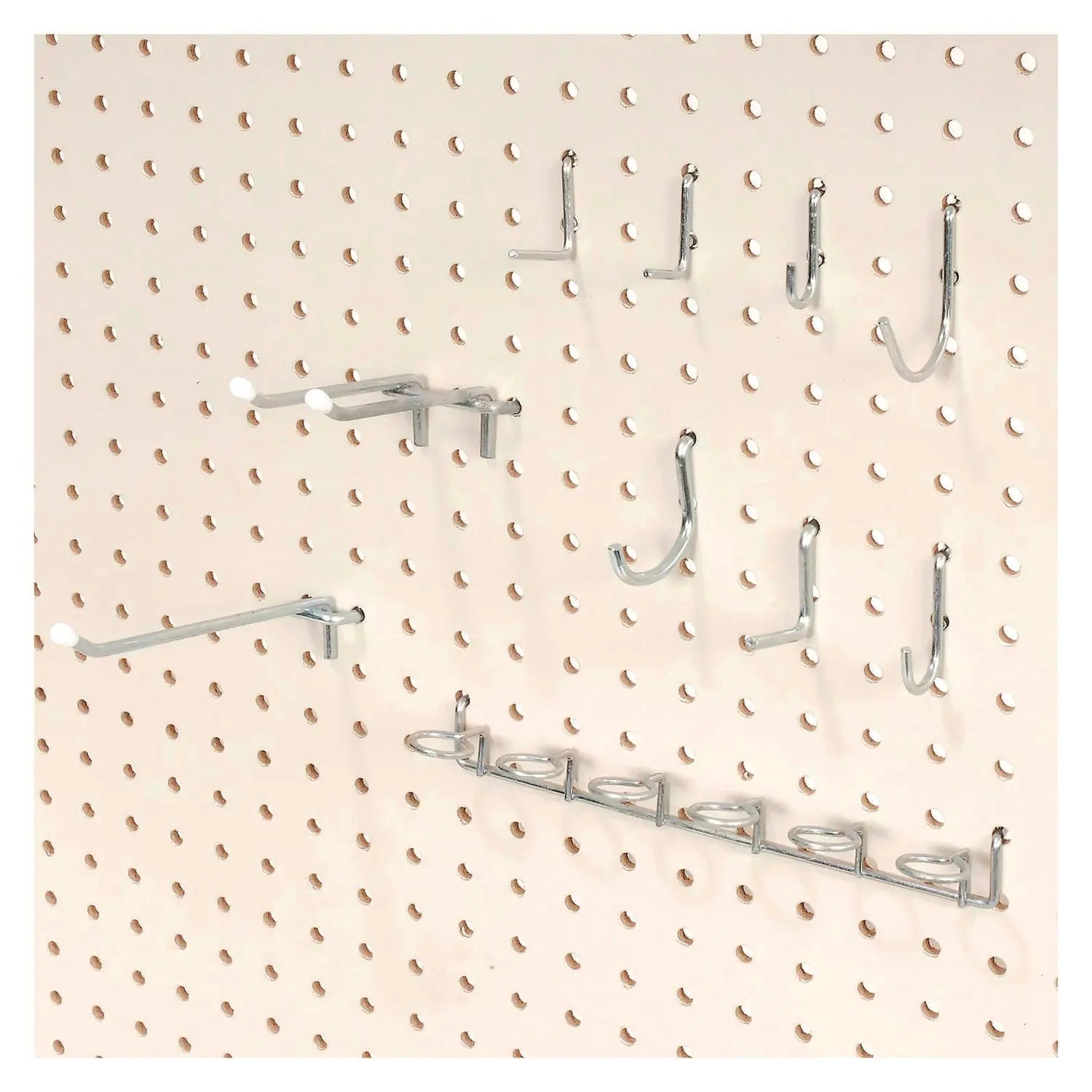 Global Industrial® Pegboard Hooks, 30-Piece Assorted Hooks, Steel