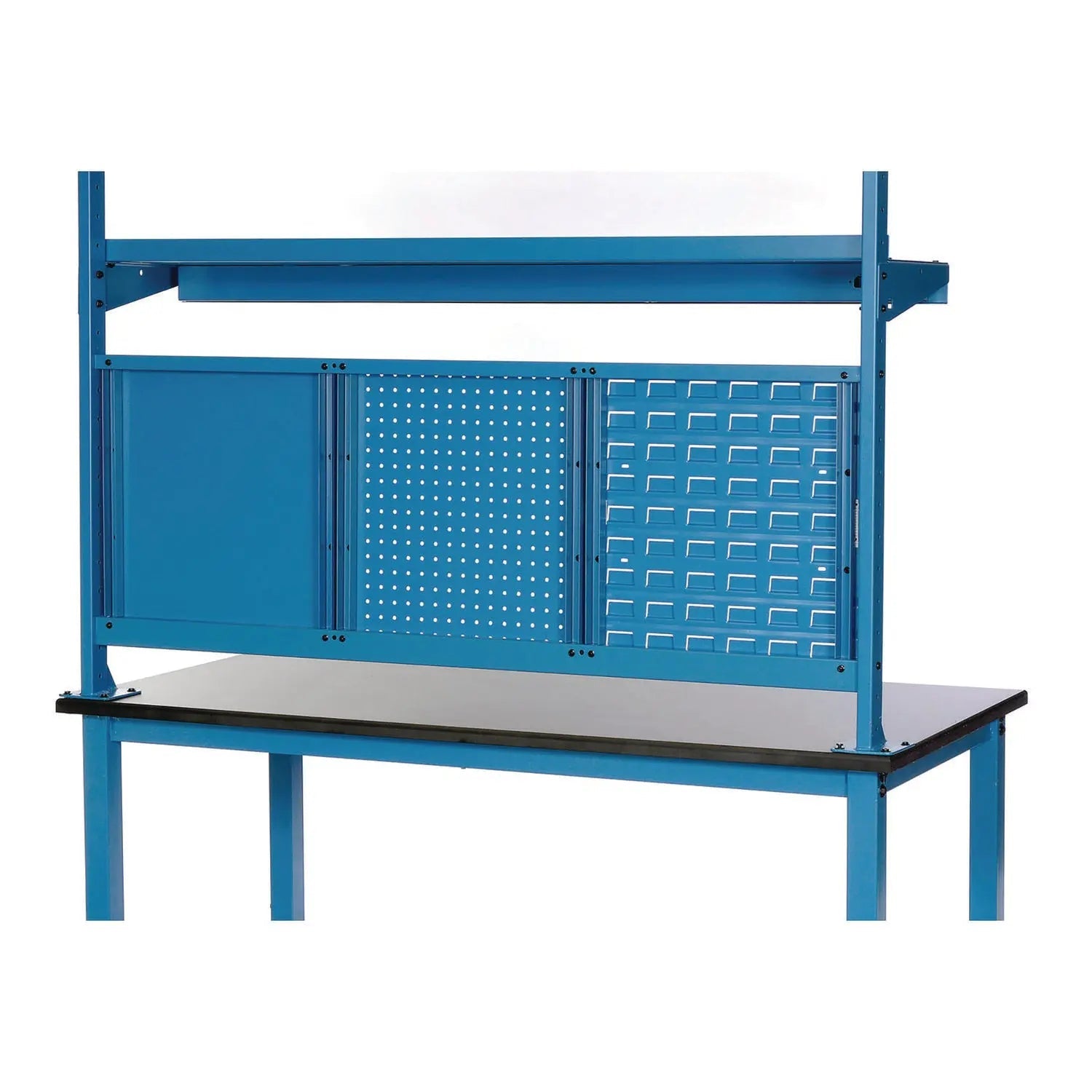 Global Industrial® Panel Mounting Rail, For Use with Global Industrial 60" Wide Workbenches, 125 lb Weight Capacity