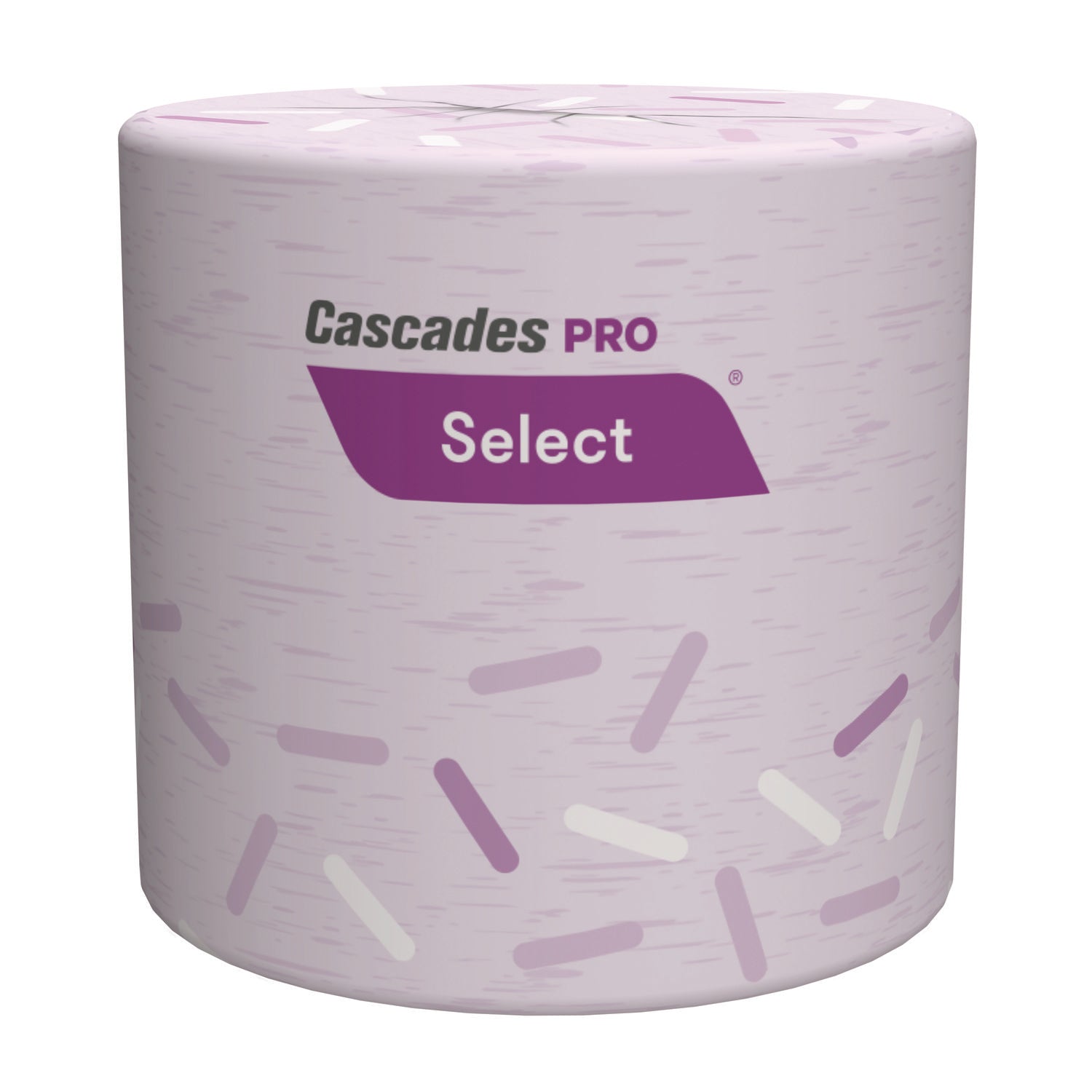 Cascades PRO Select Standard Bath Tissue, 1-Ply, White, 1,000 Sheets/Roll, 96 Rolls/Carton