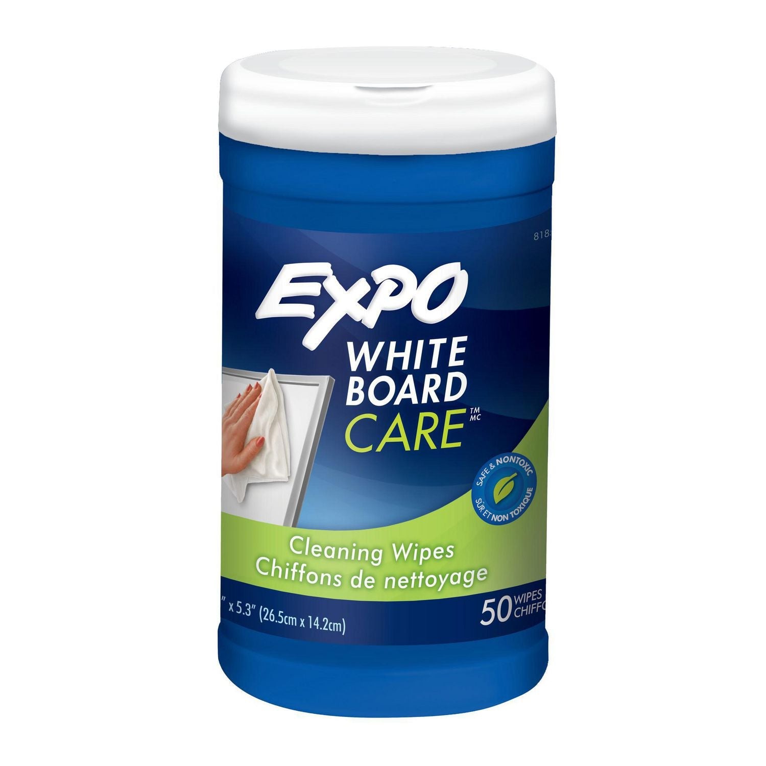 EXPO® Dry-Erase Board-Cleaning Wet Wipes, 6 X 9, 50/container