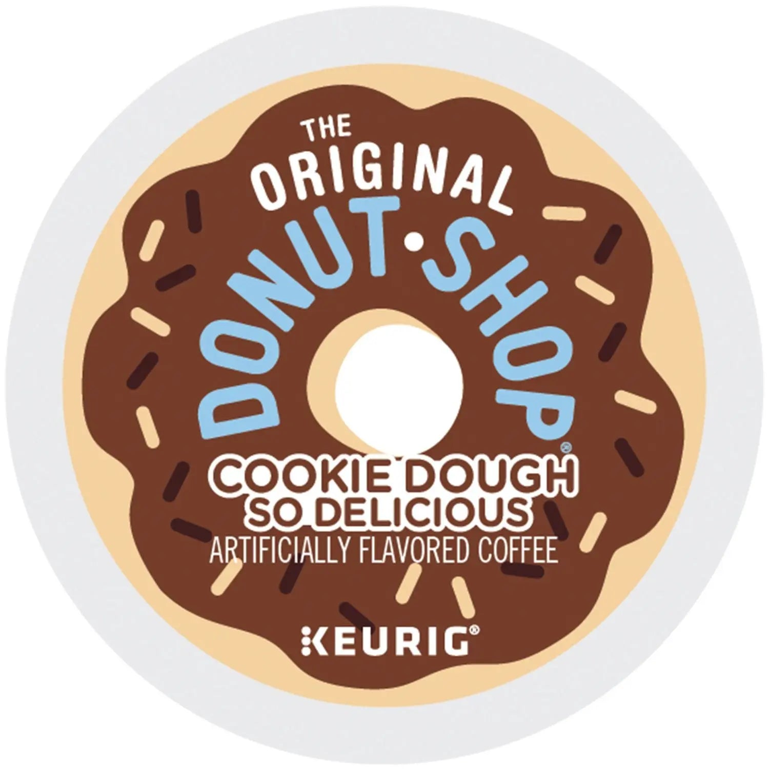 The Original Donut Shop® Cookie Dough So Delicious K-Cups, 0.3 oz K-Cup, 24/Box