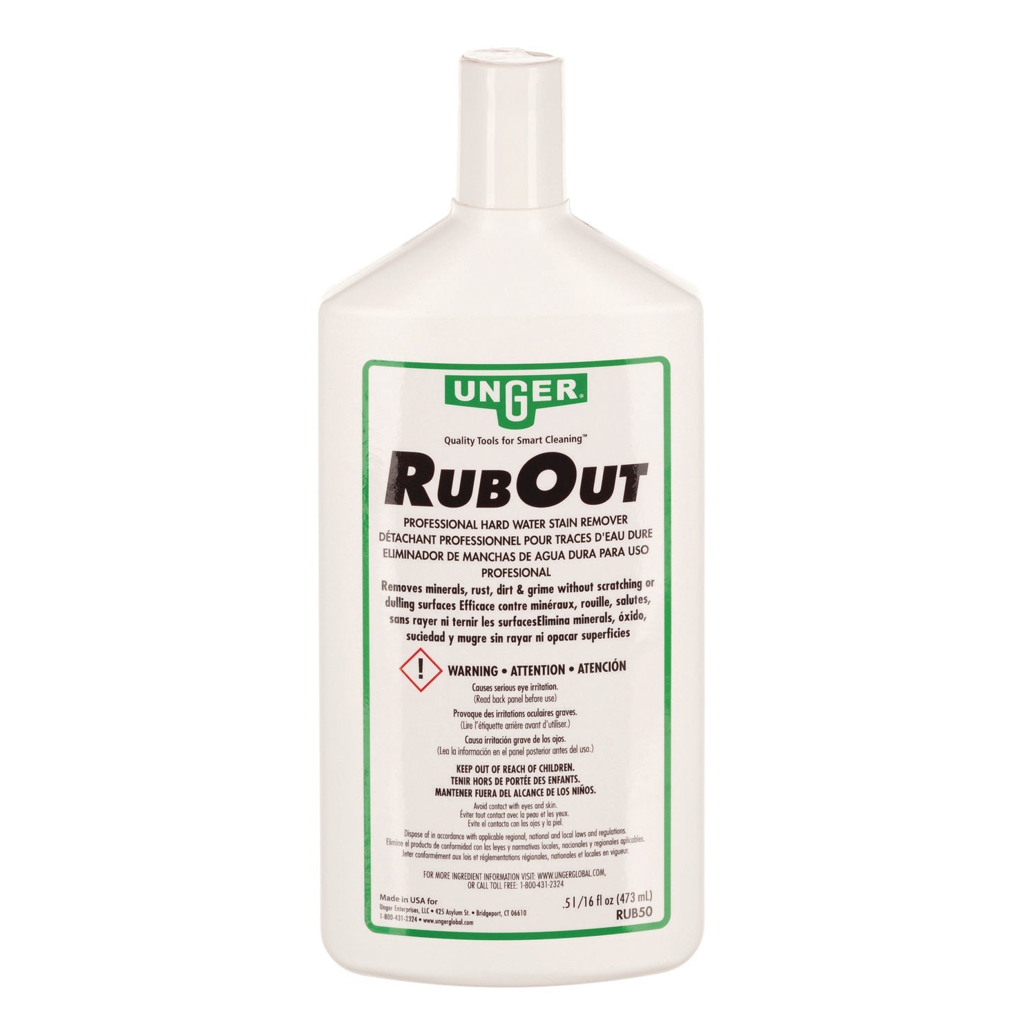 Unger® RubOut Glass Cleaner, 16 oz Bottle