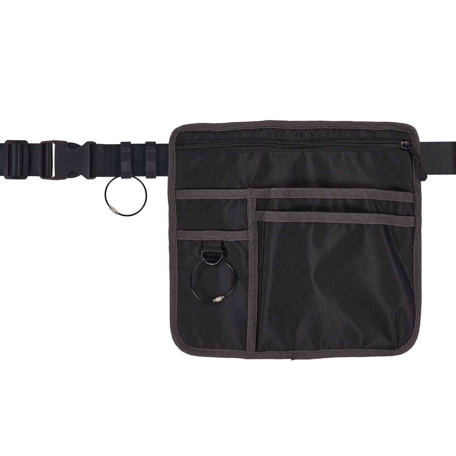 ergodyne® Arsenal 5716 Server Apron Pouch with Pockets, 5 Compartments, 11 x 10, Nylon, Black
