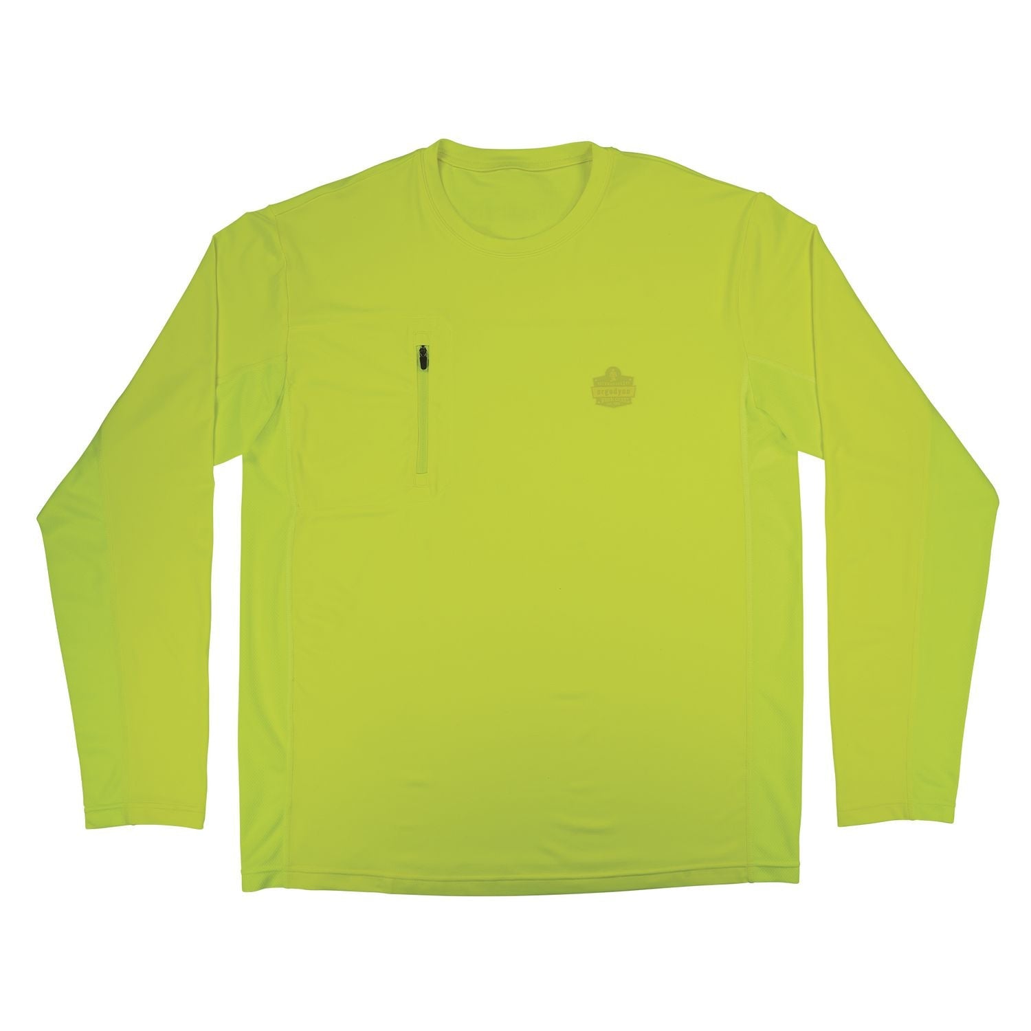 ergodyne® Chill-Its 6689 Cooling Long Sleeve Sun Shirt with UV Protection, X-Large, Lime