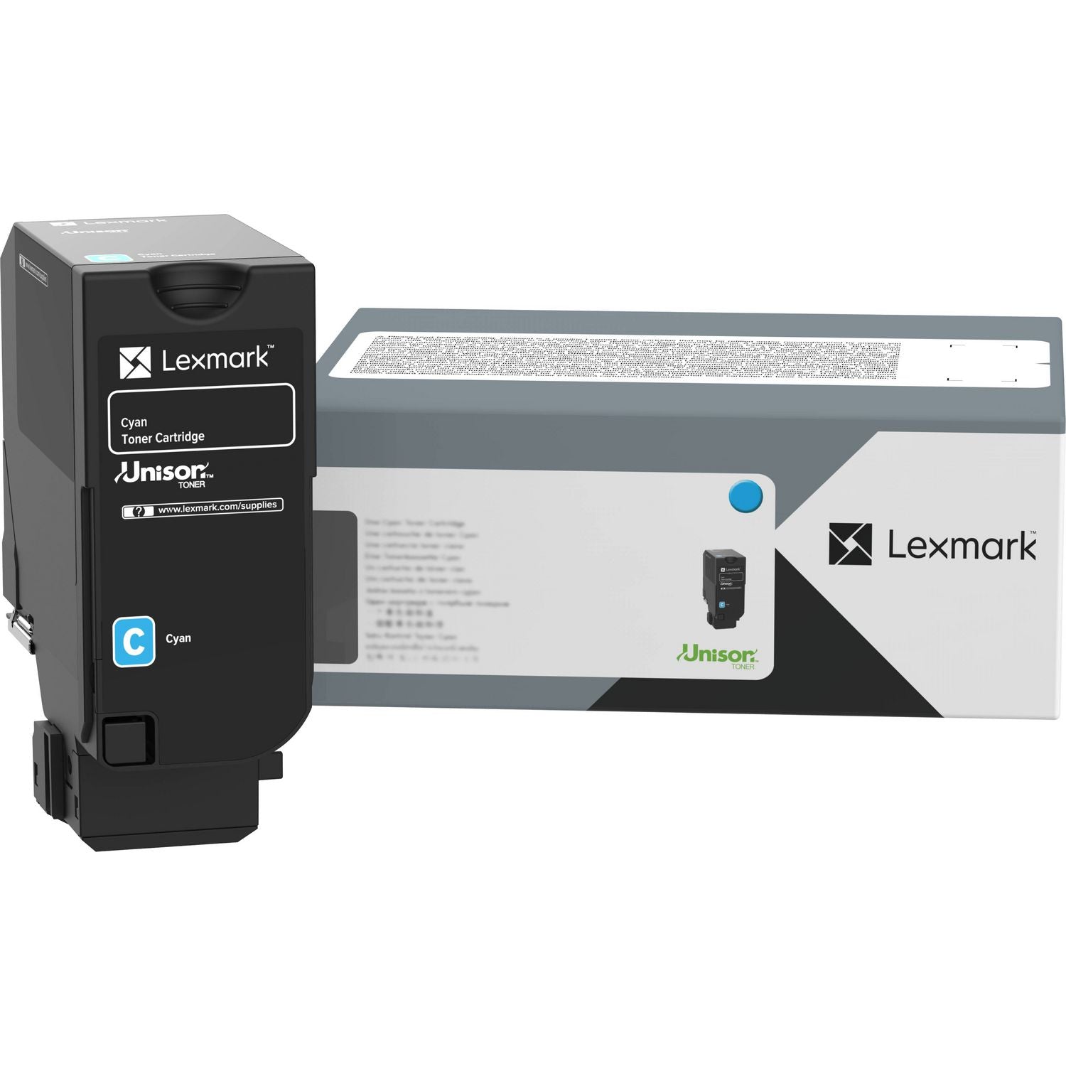 Lexmark™ 71C10C0 Return Program Toner Cartridge, 5,000 Page-Yield, Cyan