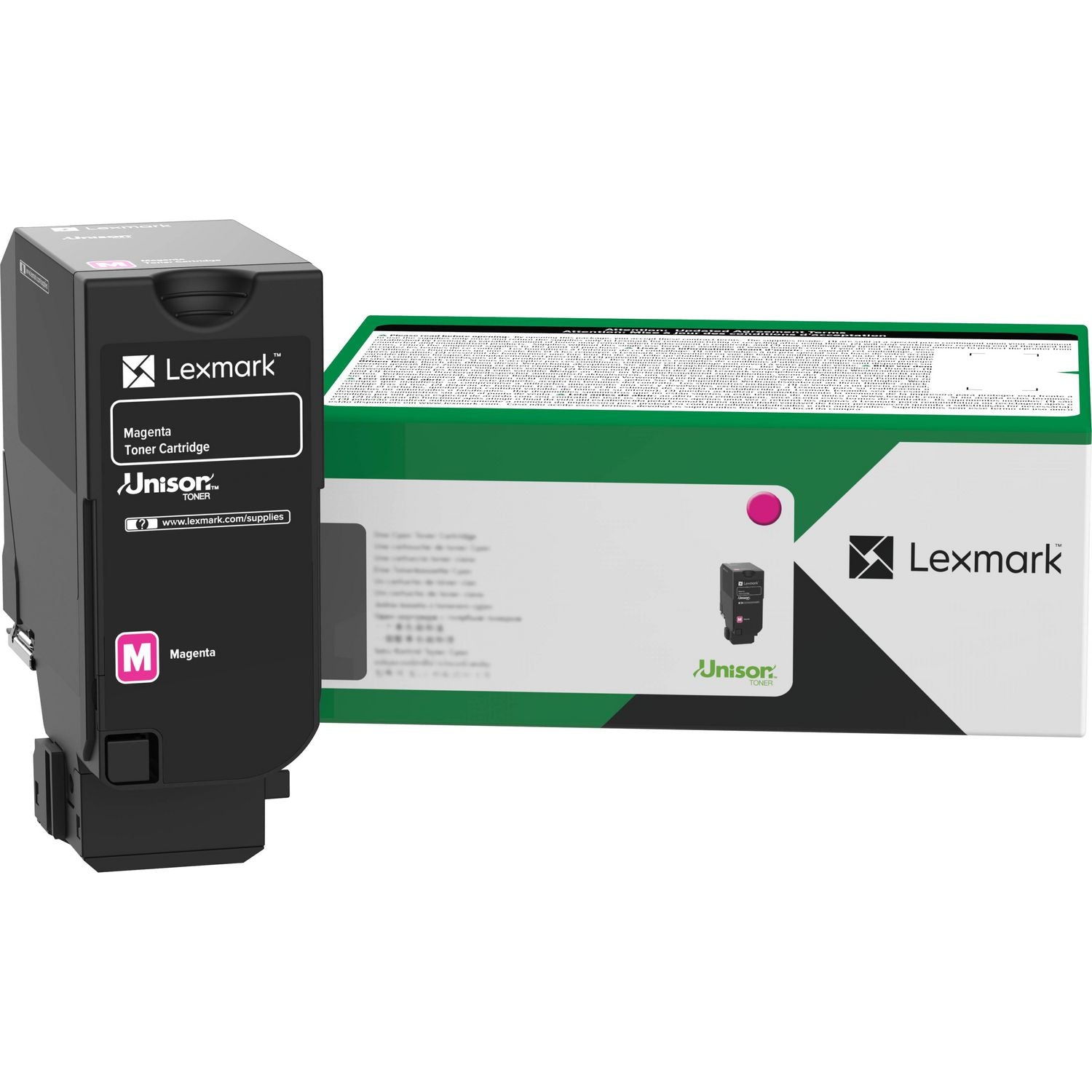 Lexmark™ 71C1HM0 Return Program Toner Cartridge, 10,500 Page-Yield, Magenta